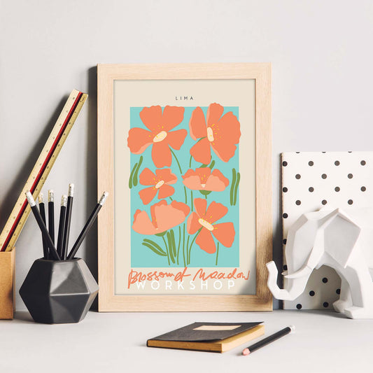 Lamina artistica decorativa con ilustración de Blossom et pradow lima-Artwork-Nacnic-Nacnic Estudio SL