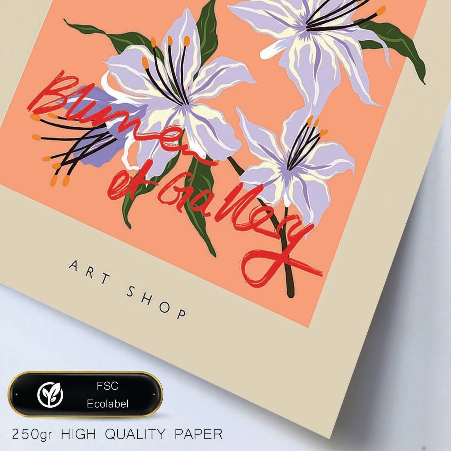 Lamina artistica decorativa con ilustración de Blumenau et Gallery New York-Artwork-Nacnic-Nacnic Estudio SL