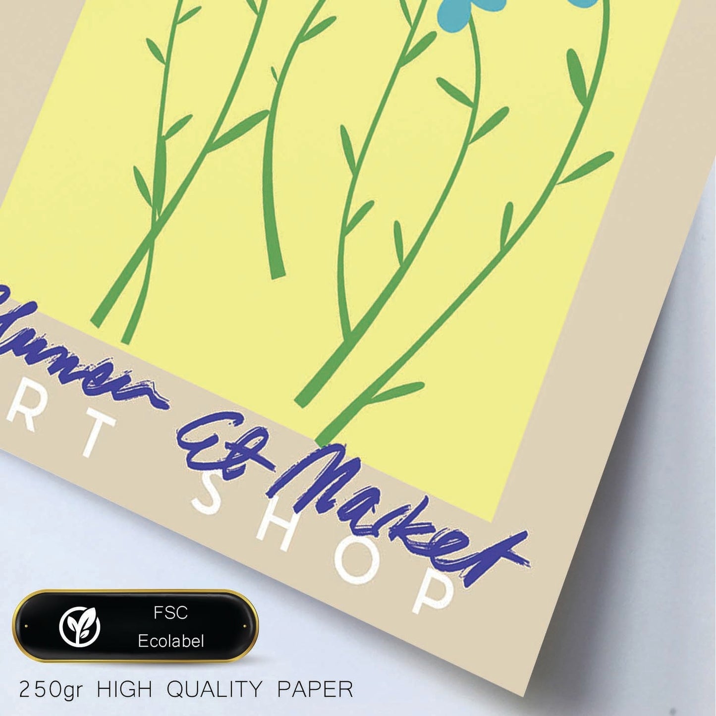 Lamina artistica decorativa con ilustración de Blumenau et Market London-Artwork-Nacnic-Nacnic Estudio SL