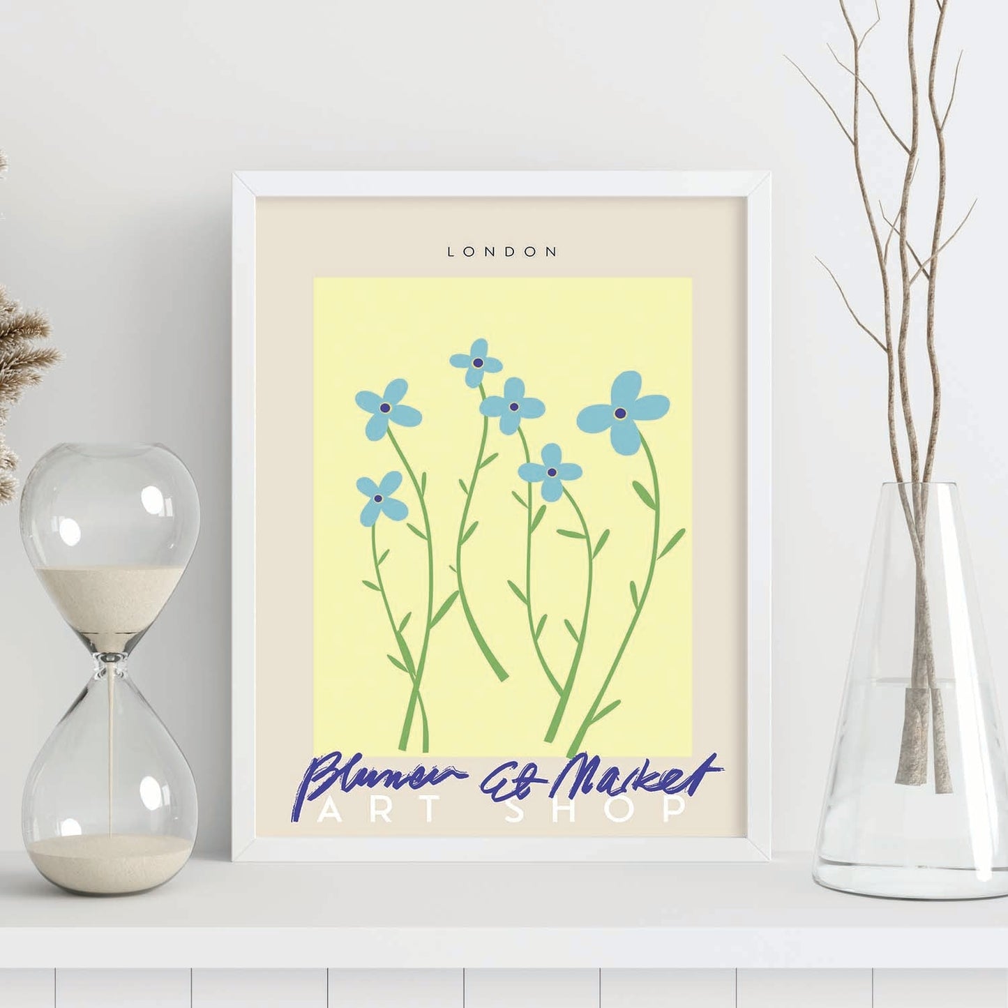 Lamina artistica decorativa con ilustración de Blumenau et Market London-Artwork-Nacnic-Nacnic Estudio SL