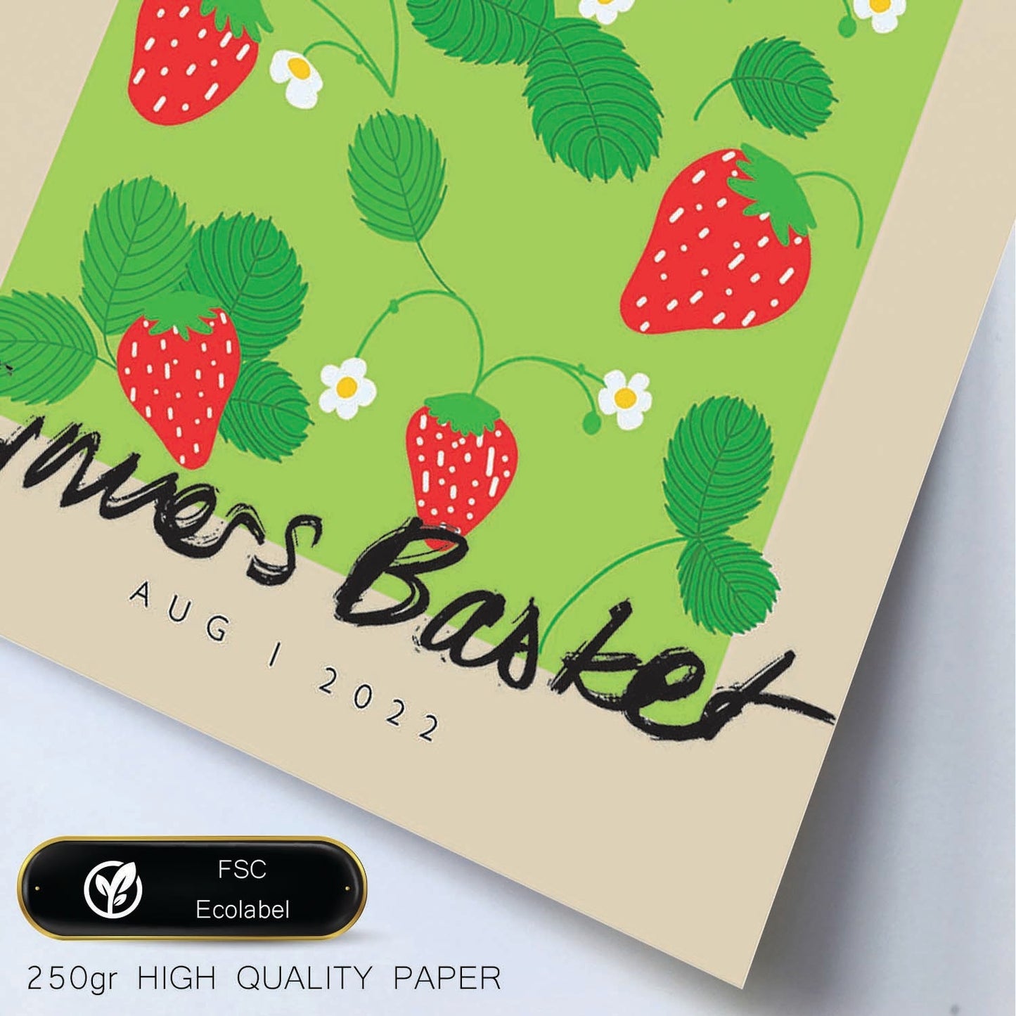 Lamina artistica decorativa con ilustración de Cesta de agricultores Tokio-Artwork-Nacnic-Nacnic Estudio SL