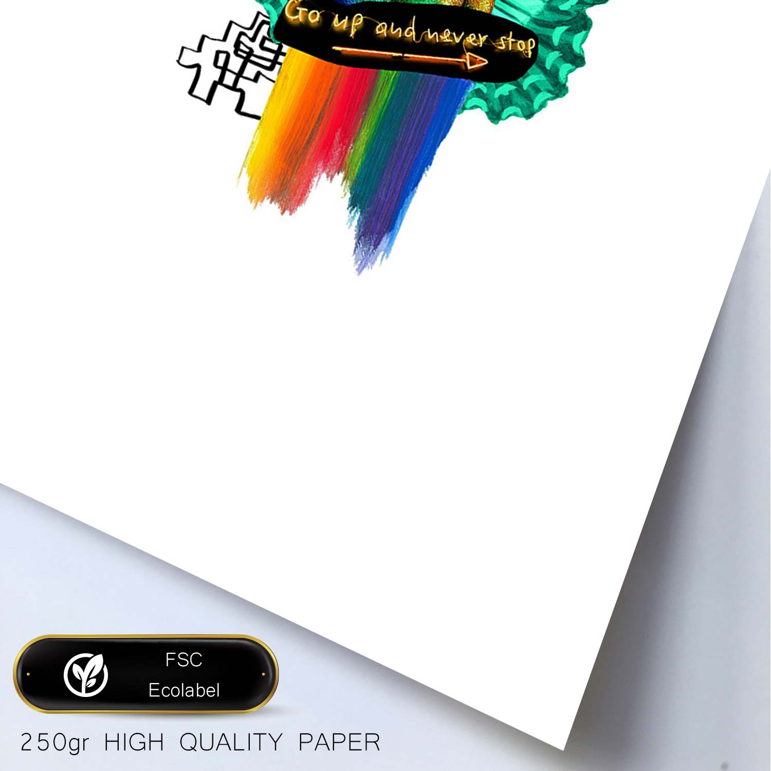 Lamina artistica decorativa con ilustración de Collage 21 estilo Collage-Artwork-Nacnic-Nacnic Estudio SL