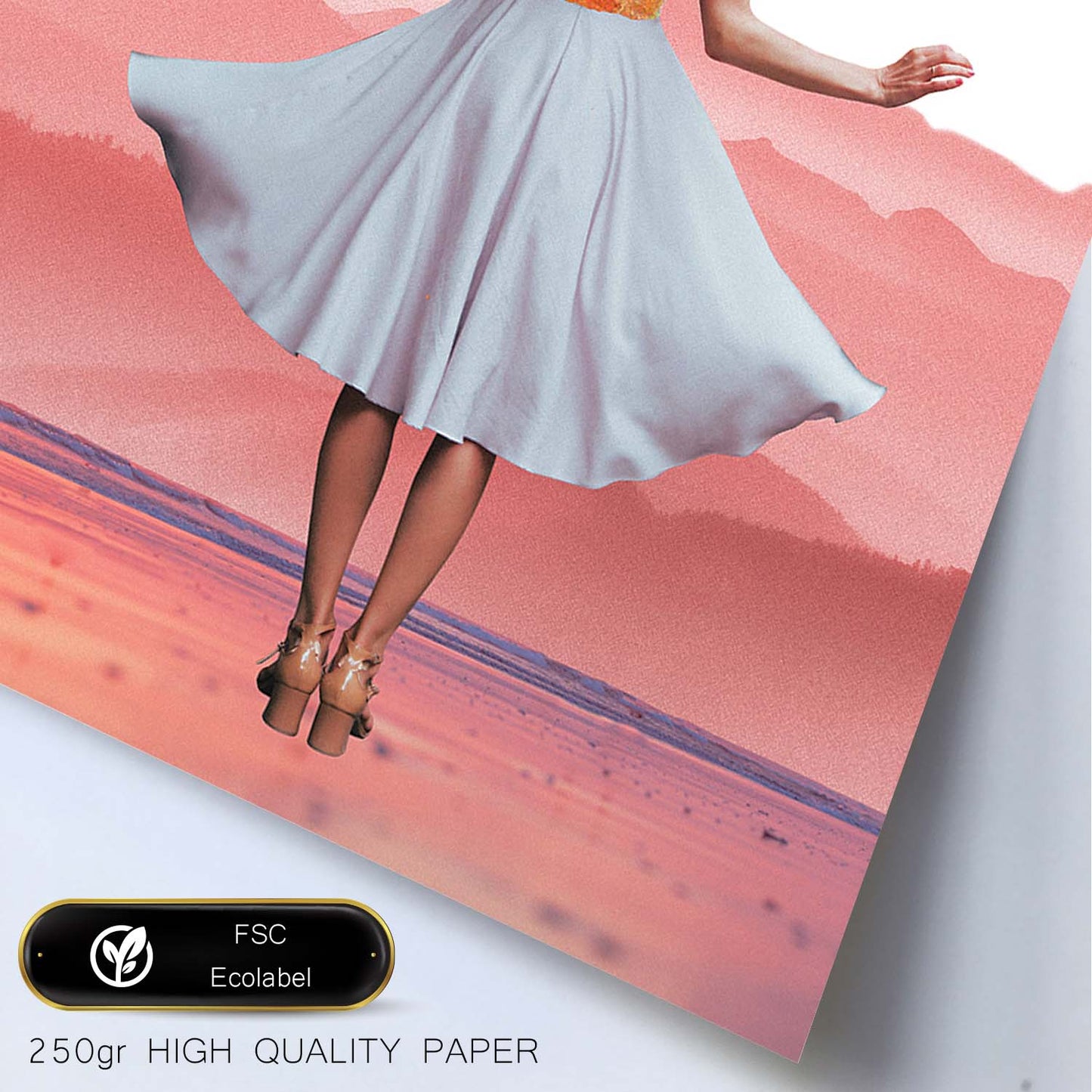 Lamina artistica decorativa con ilustración de Collage surrealista 10 estilo Collage-Artwork-Nacnic-Nacnic Estudio SL