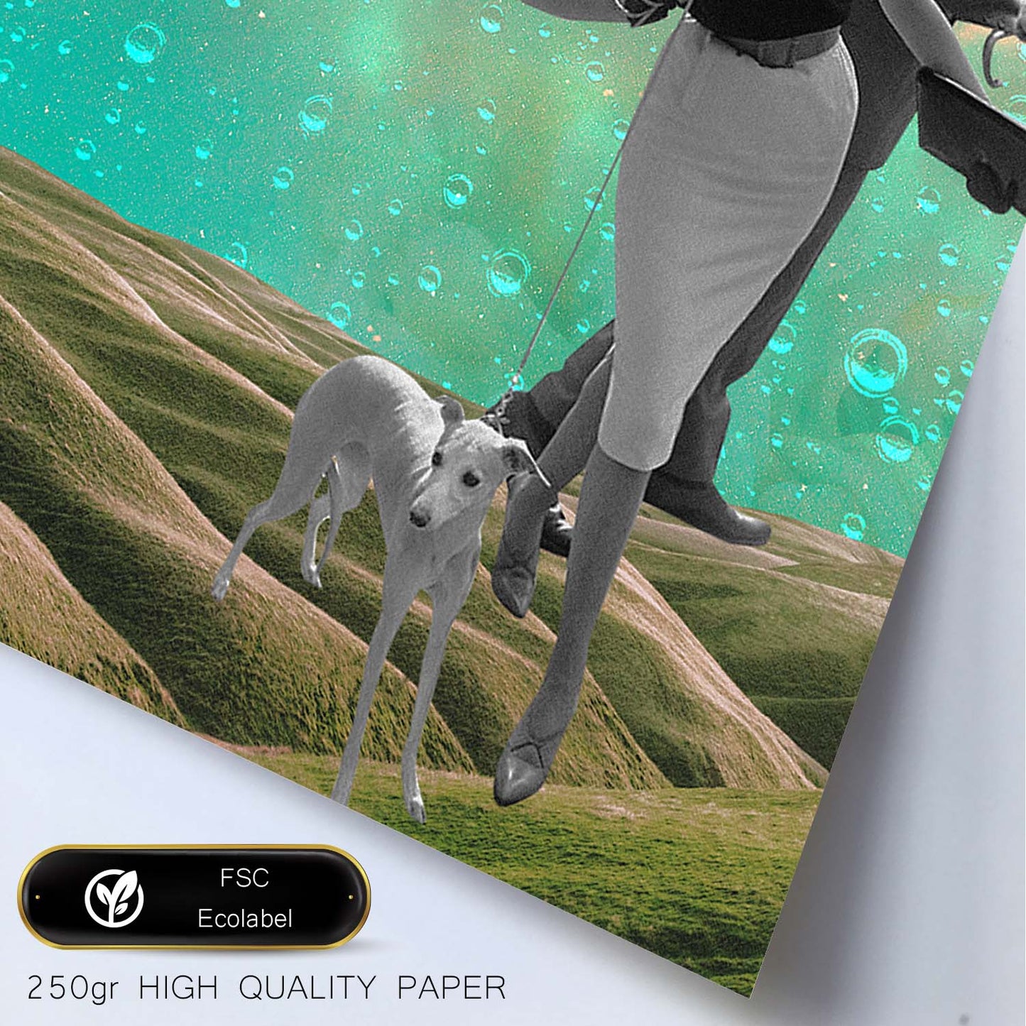 Lamina artistica decorativa con ilustración de Collage surrealista 13 estilo Collage-Artwork-Nacnic-Nacnic Estudio SL