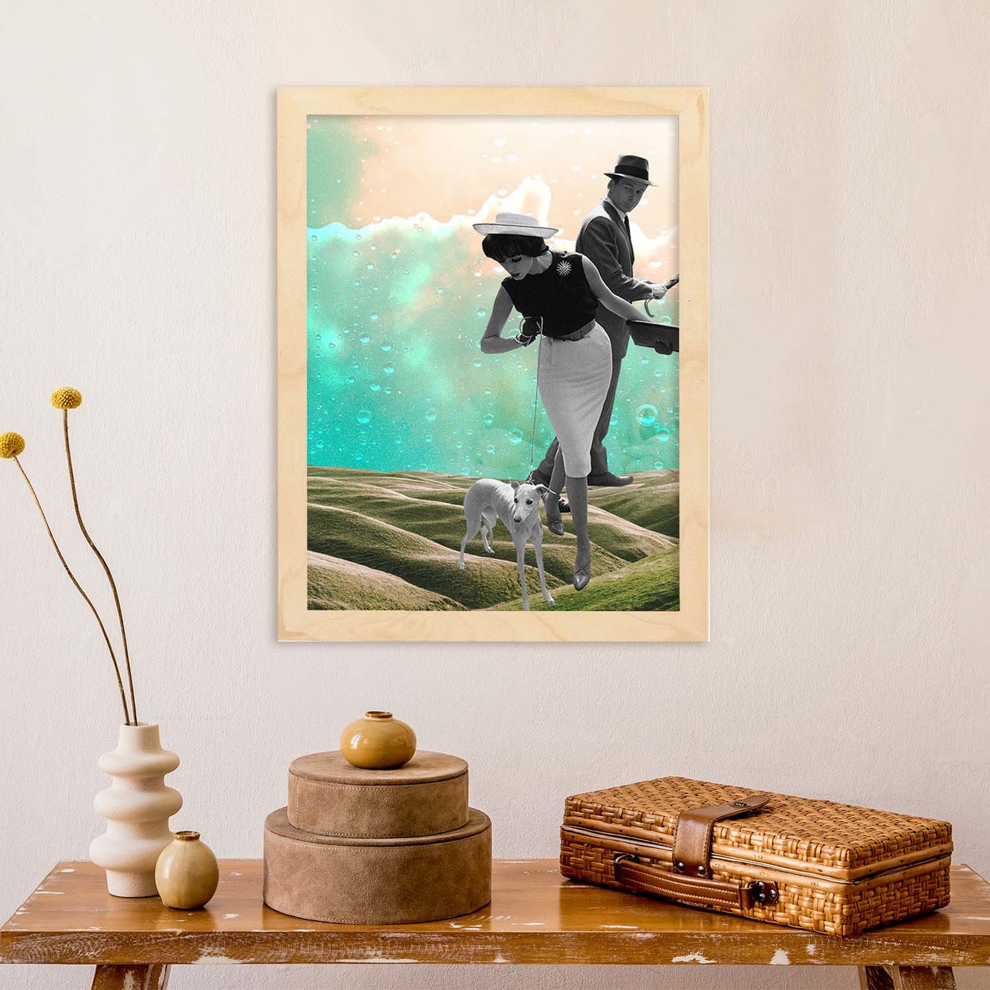 Lamina artistica decorativa con ilustración de Collage surrealista 13 estilo Collage-Artwork-Nacnic-Nacnic Estudio SL