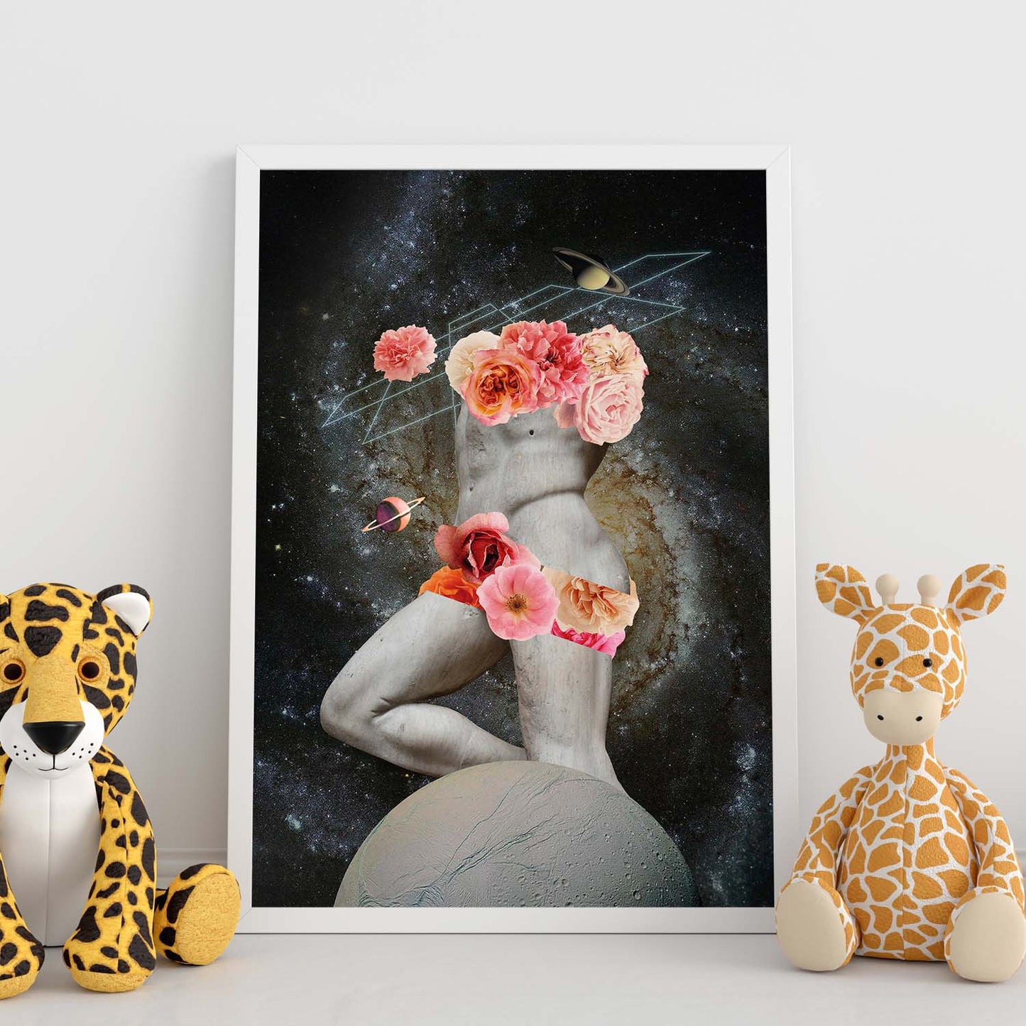 Lamina artistica decorativa con ilustración de Collage surrealista 28 estilo Collage-Artwork-Nacnic-Nacnic Estudio SL