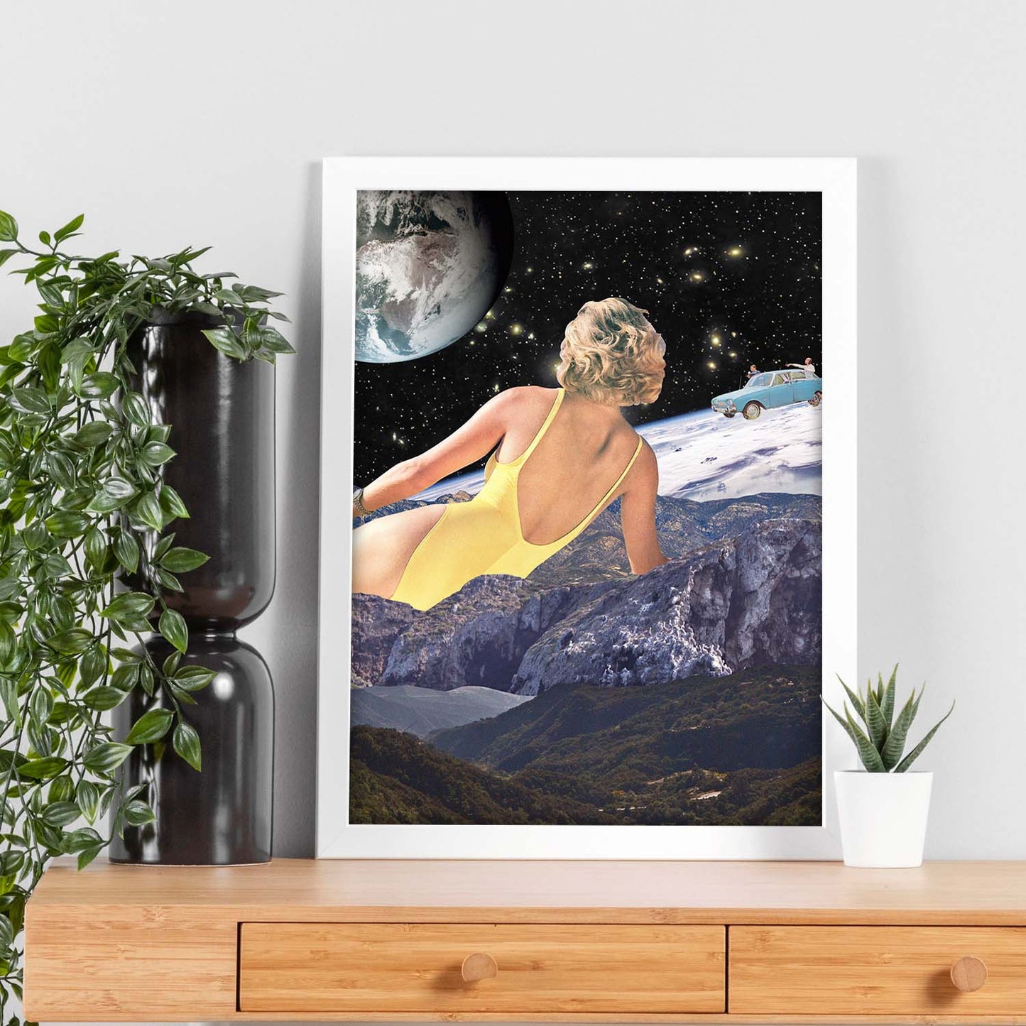 Lamina artistica decorativa con ilustración de Collage surrealista 34 estilo Collage-Artwork-Nacnic-Nacnic Estudio SL