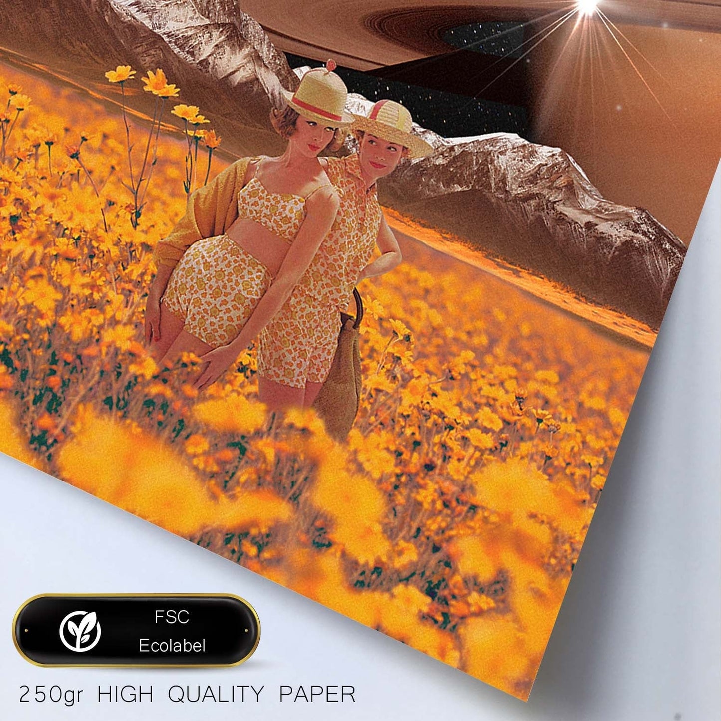 Lamina artistica decorativa con ilustración de Collage surrealista 4 estilo Collage-Artwork-Nacnic-Nacnic Estudio SL
