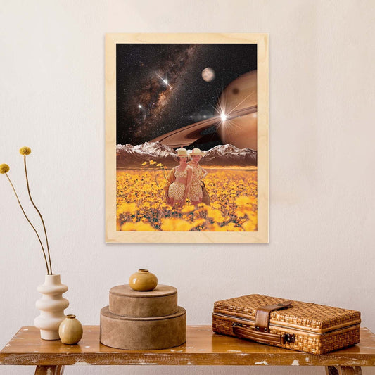 Lamina artistica decorativa con ilustración de Collage surrealista 4 estilo Collage-Artwork-Nacnic-Nacnic Estudio SL