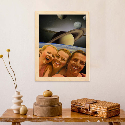 Lamina artistica decorativa con ilustración de Collage surrealista 45 estilo Collage-Artwork-Nacnic-Nacnic Estudio SL