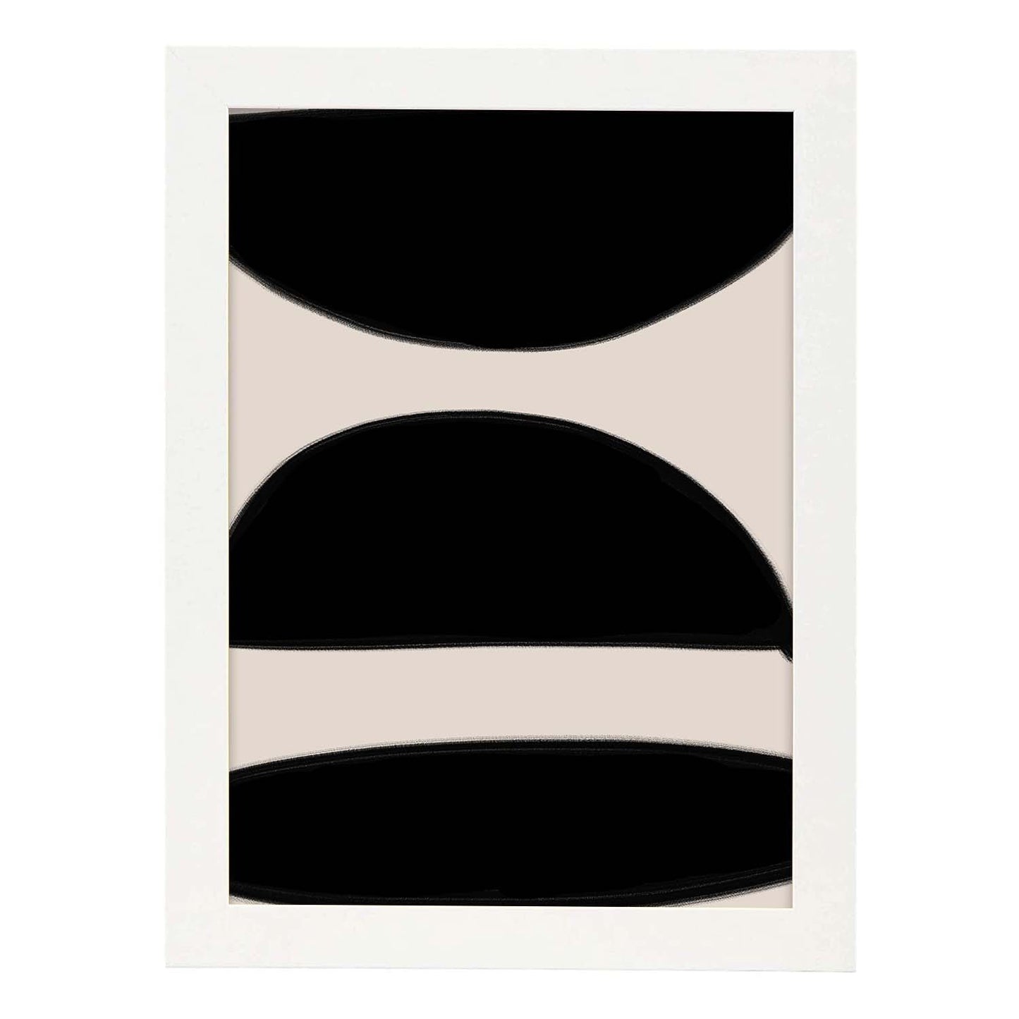 Lamina artistica decorativa con ilustración de Color moderno 13 estilo Abstracto-Artwork-Nacnic-A3-Marco Blanco-Nacnic Estudio SL