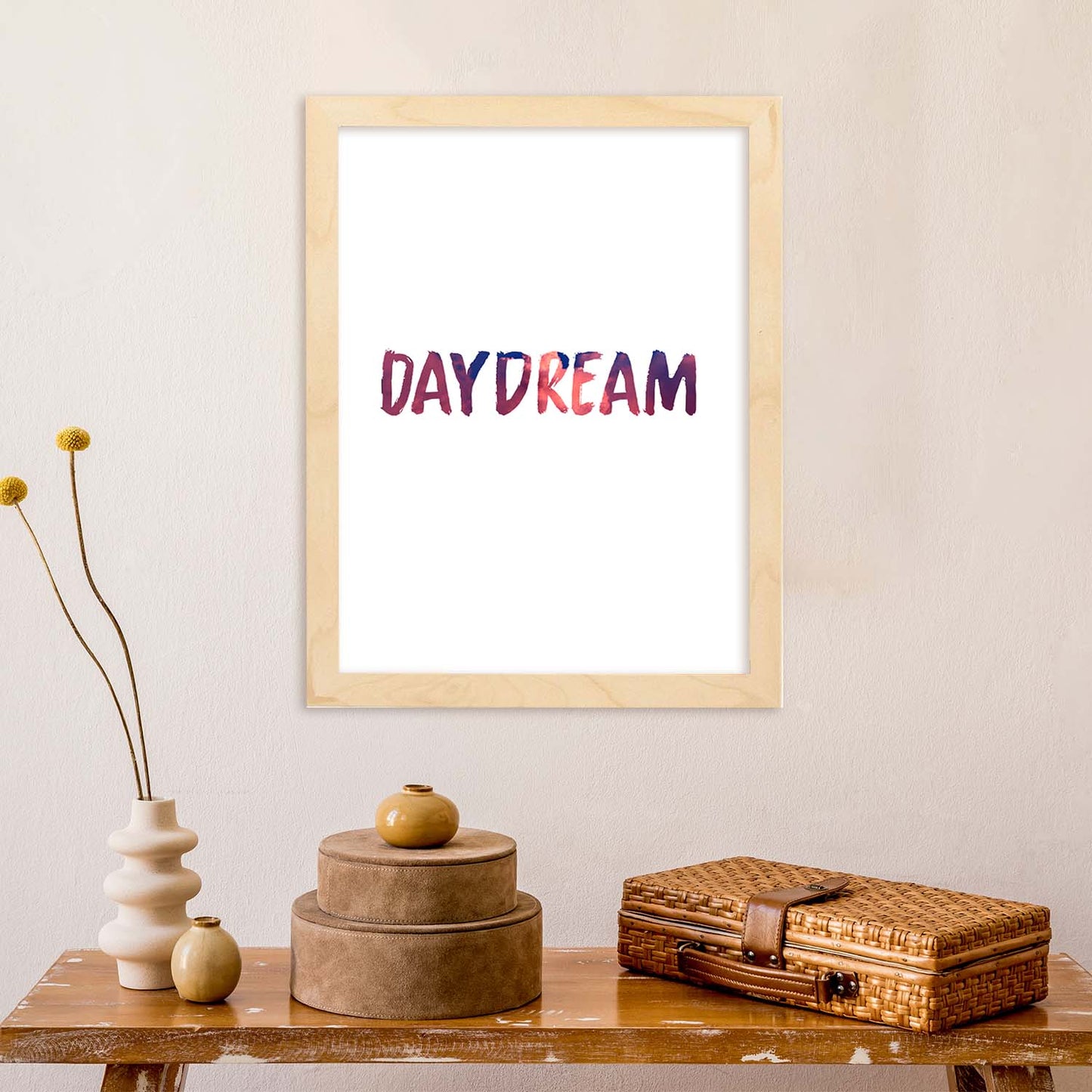 Lamina artistica decorativa con ilustración de day dream estilo Mensaje inspiracional-Artwork-Nacnic-Nacnic Estudio SL
