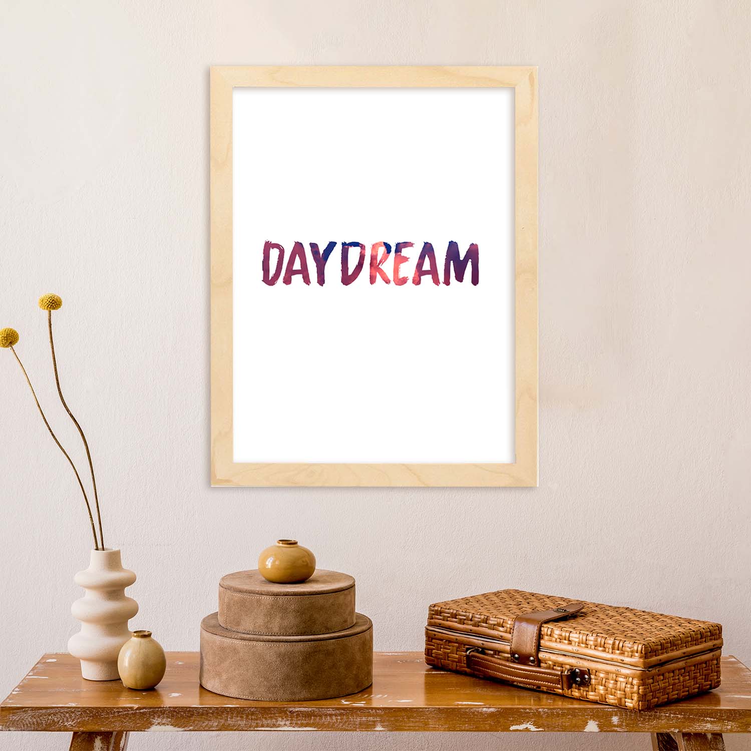 Lamina artistica decorativa con ilustración de day dream estilo Mensaje inspiracional-Artwork-Nacnic-Nacnic Estudio SL