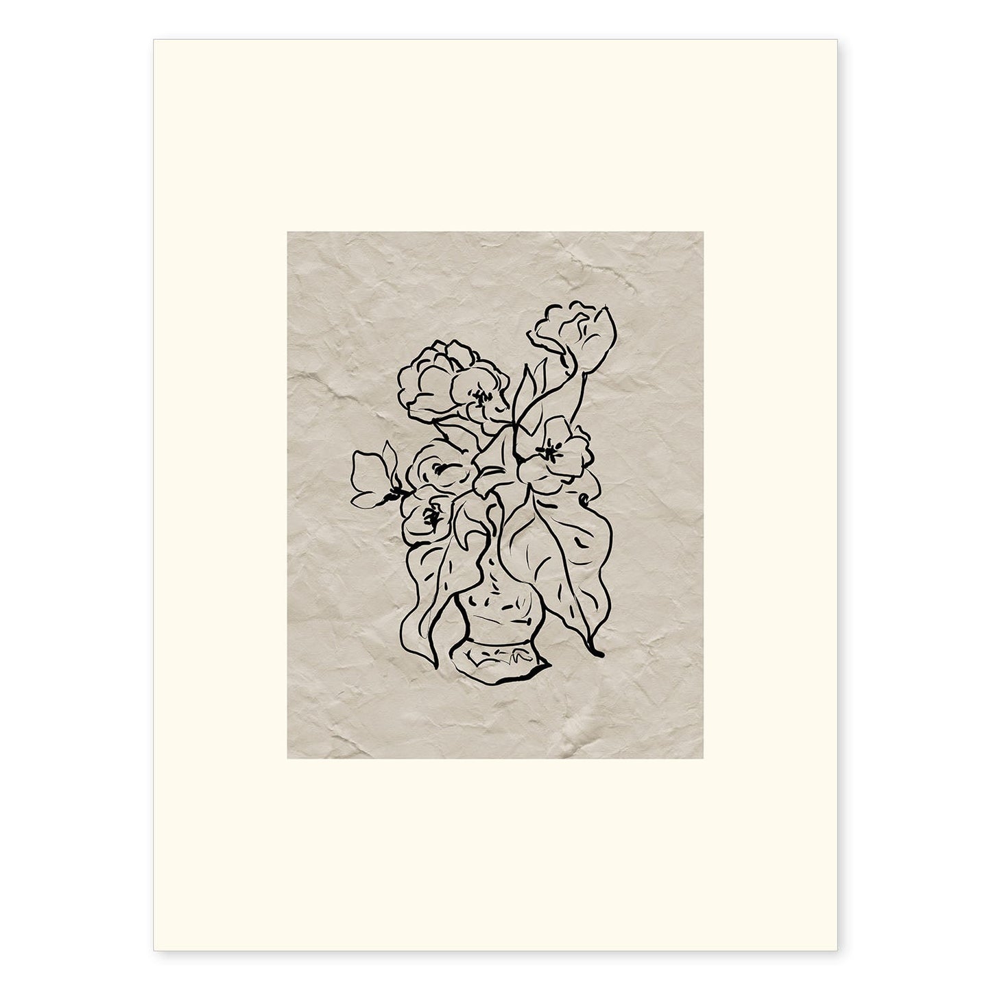 Lamina artistica decorativa con ilustración de Desnudos Matisse 01 estilo fauvista-Artwork-Nacnic-A4-Sin marco-Nacnic Estudio SL