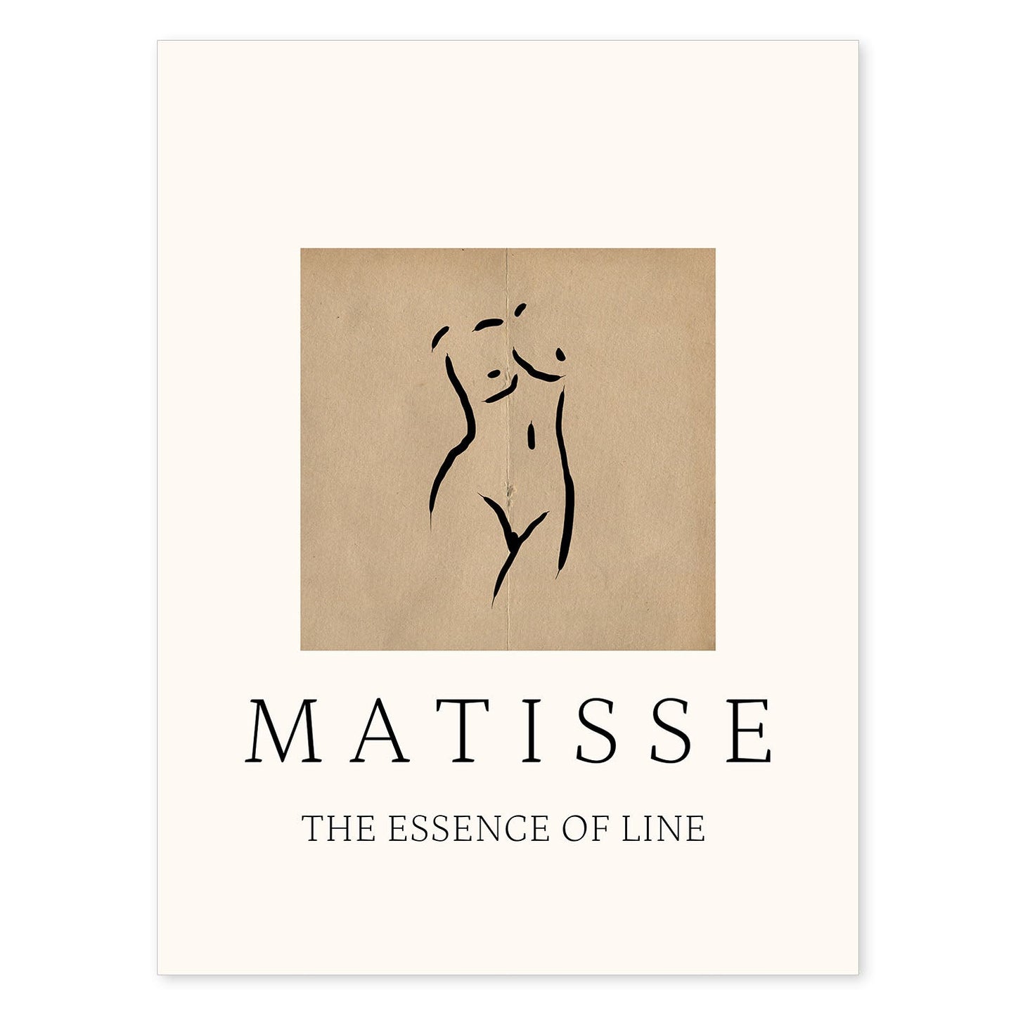 Lamina artistica decorativa con ilustración de Desnudos Matisse 02 estilo fauvista-Artwork-Nacnic-A4-Sin marco-Nacnic Estudio SL