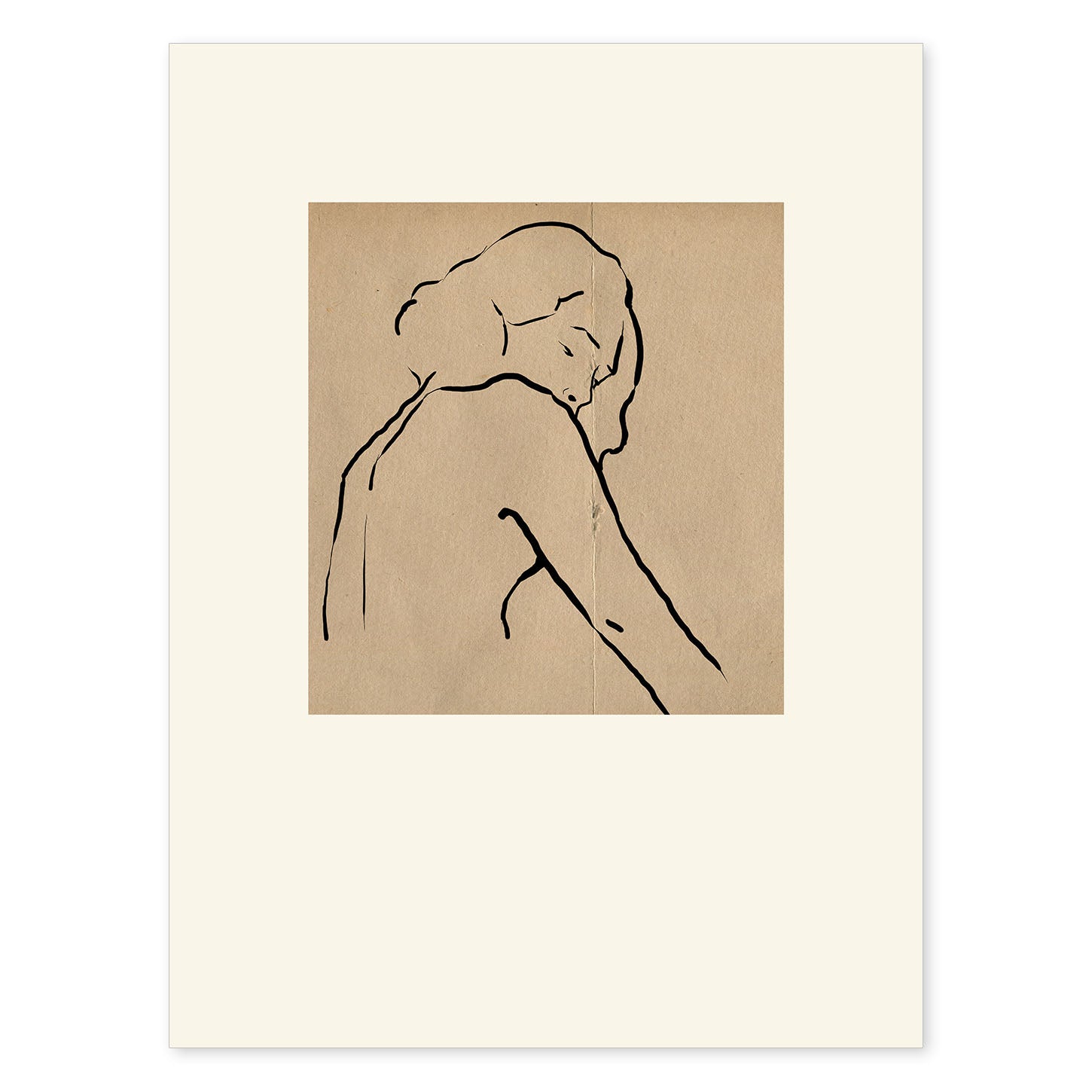 Lamina artistica decorativa con ilustración de Desnudos Matisse 08 estilo fauvista-Artwork-Nacnic-A4-Sin marco-Nacnic Estudio SL