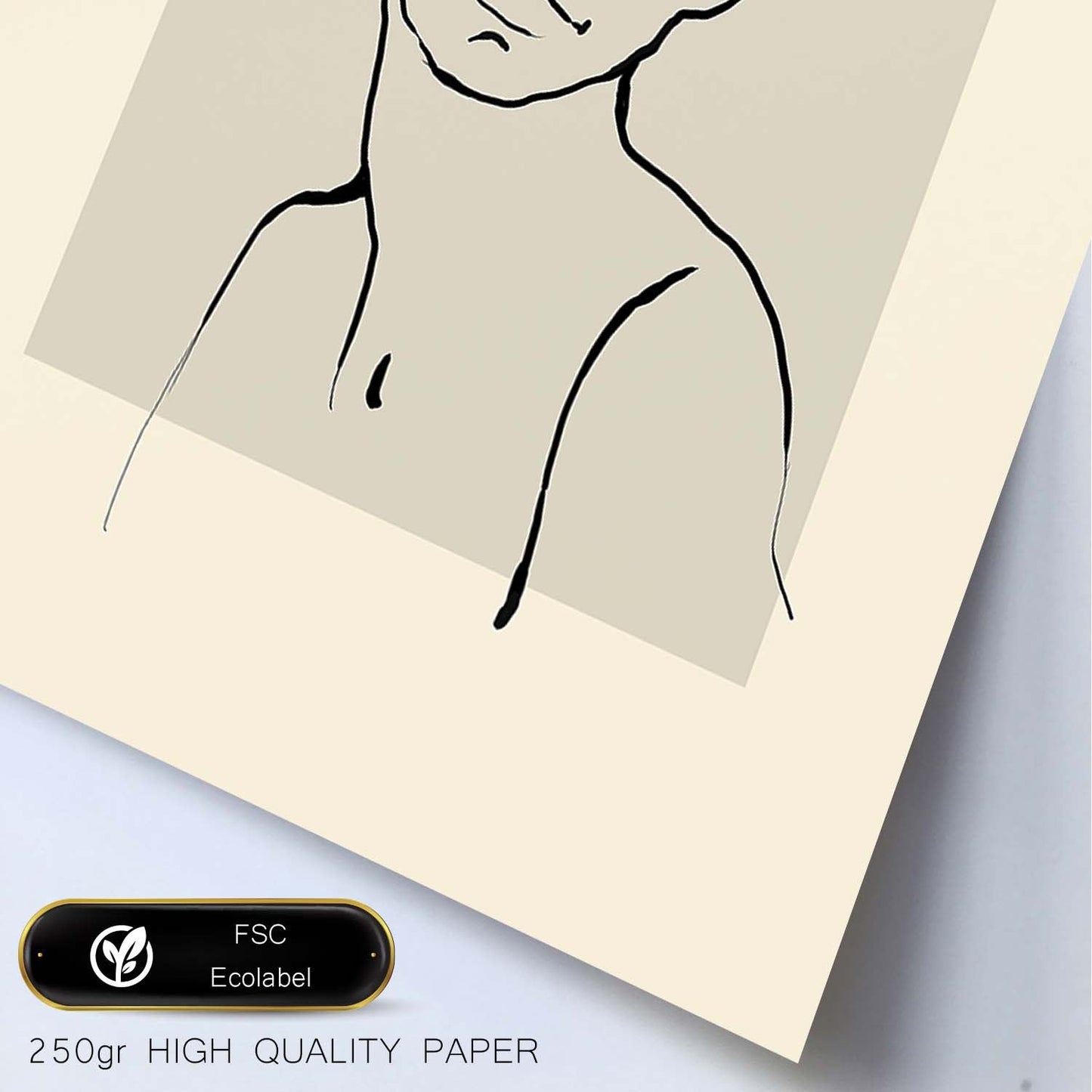 Lamina artistica decorativa con ilustración de Desnudos Matisse 13 estilo fauvista-Artwork-Nacnic-Nacnic Estudio SL