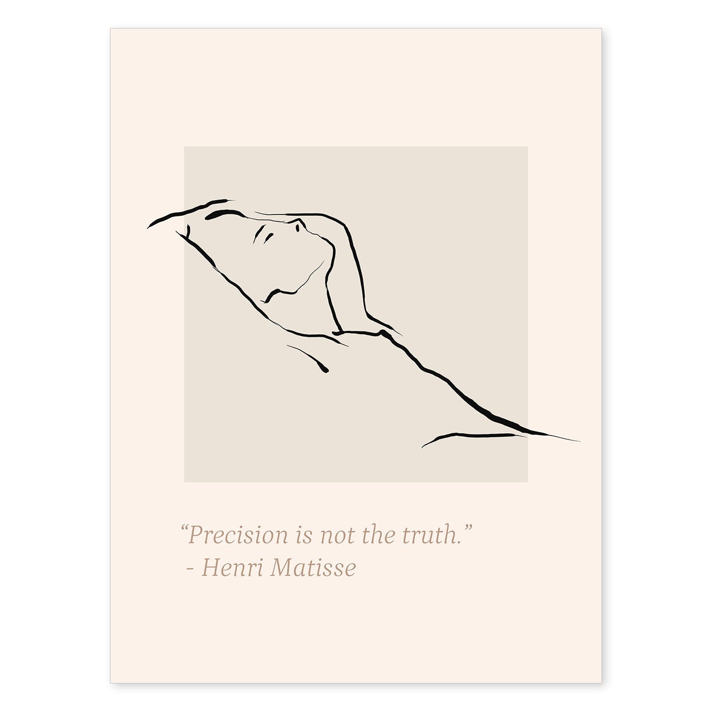 Lamina artistica decorativa con ilustración de Desnudos Matisse 14 estilo fauvista-Artwork-Nacnic-A4-Sin marco-Nacnic Estudio SL