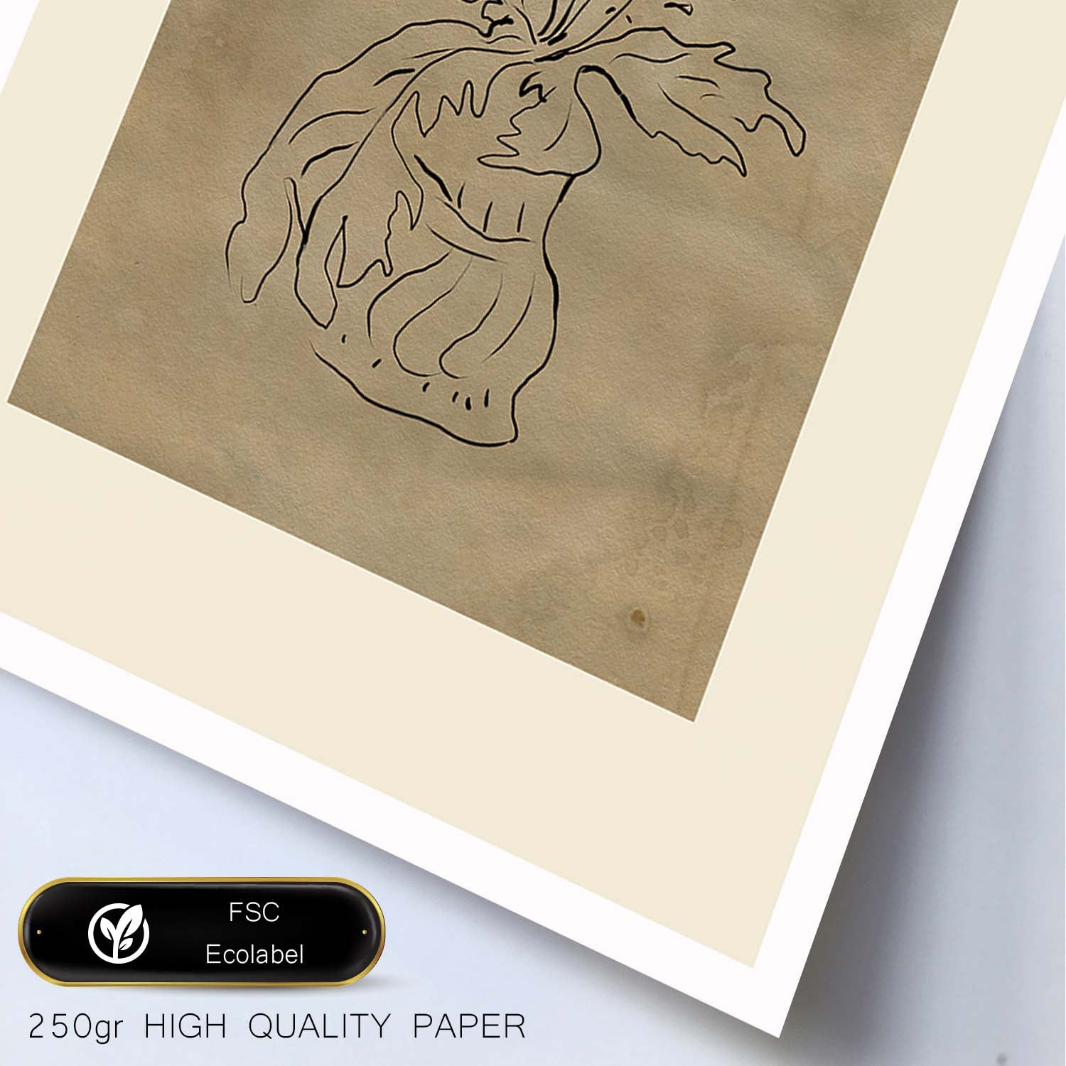 Lamina artistica decorativa con ilustración de Desnudos Matisse 17 estilo fauvista-Artwork-Nacnic-Nacnic Estudio SL