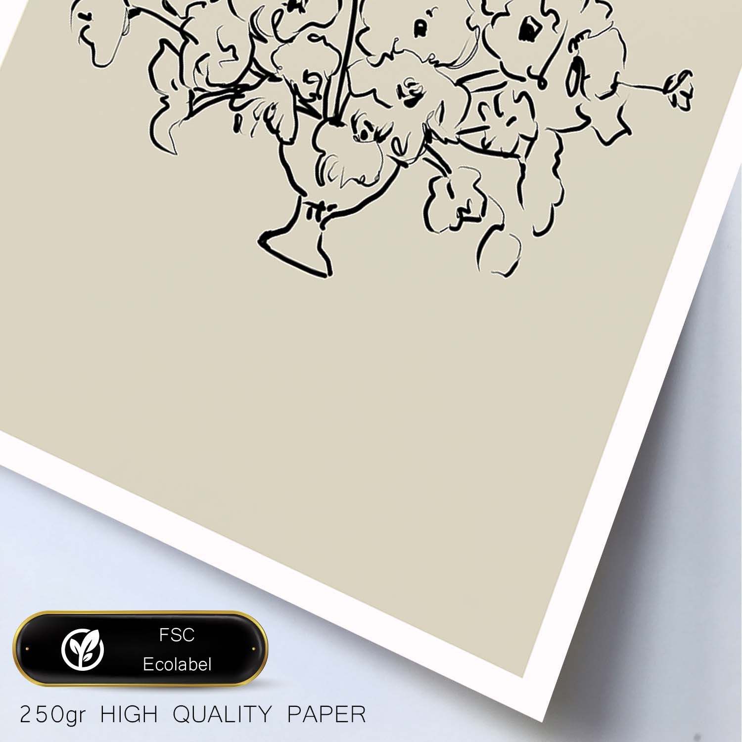 Lamina artistica decorativa con ilustración de Desnudos Matisse 18 estilo fauvista-Artwork-Nacnic-Nacnic Estudio SL