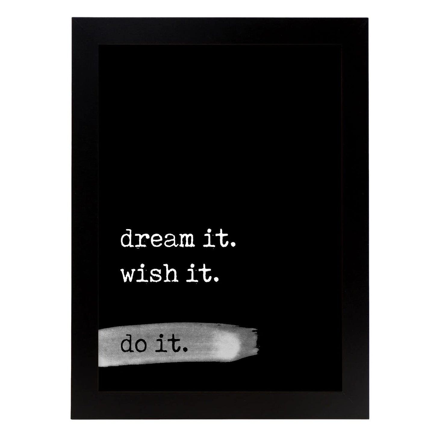 Lamina artistica decorativa con ilustración de dream it do it estilo Mensaje inspiracional-Artwork-Nacnic-Nacnic Estudio SL