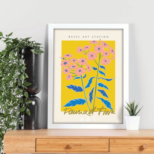 Lamina artistica decorativa con ilustración de Estación de arte de Basilea-Artwork-Nacnic-Nacnic Estudio SL