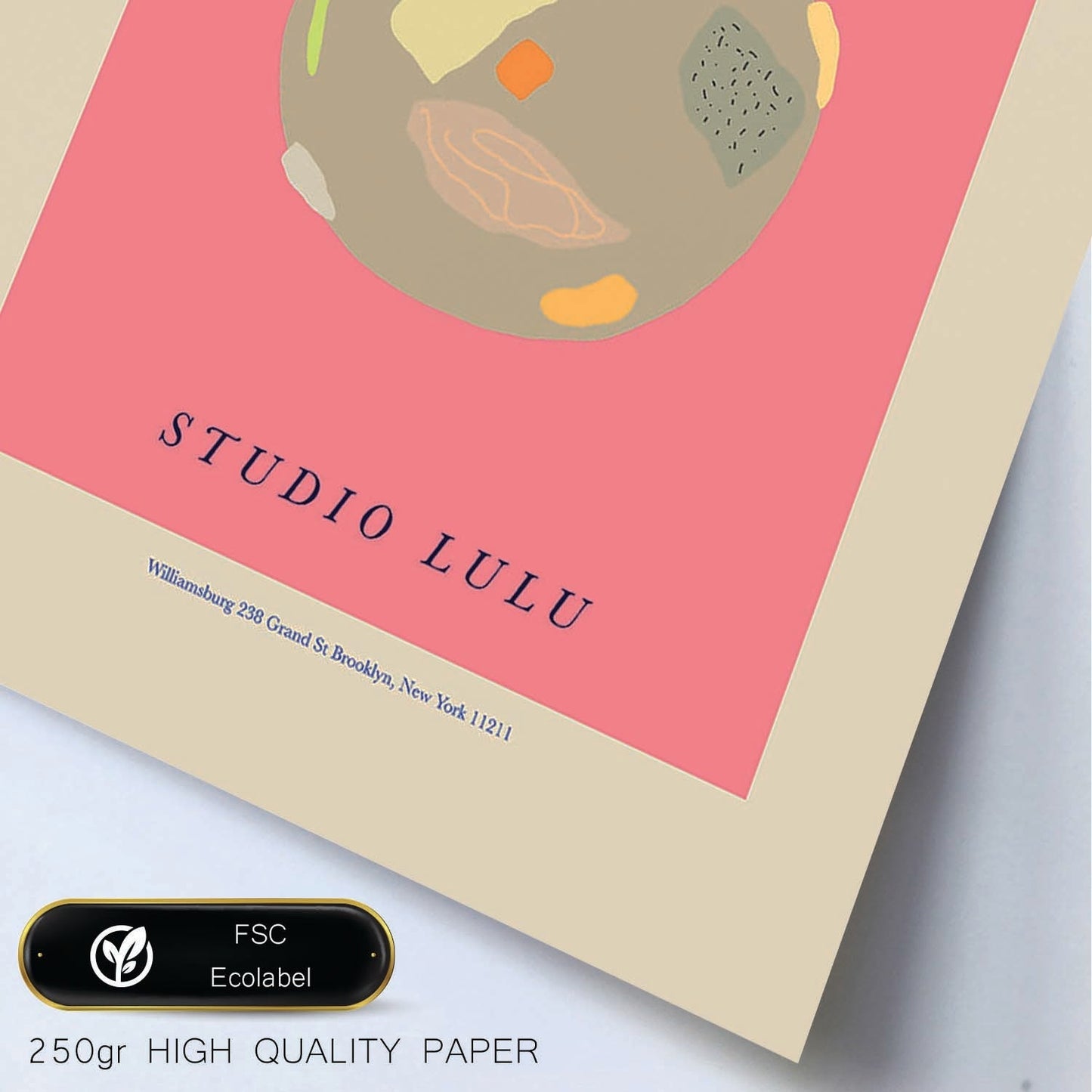 Lamina artistica decorativa con ilustración de Estudio Lulu-Artwork-Nacnic-Nacnic Estudio SL