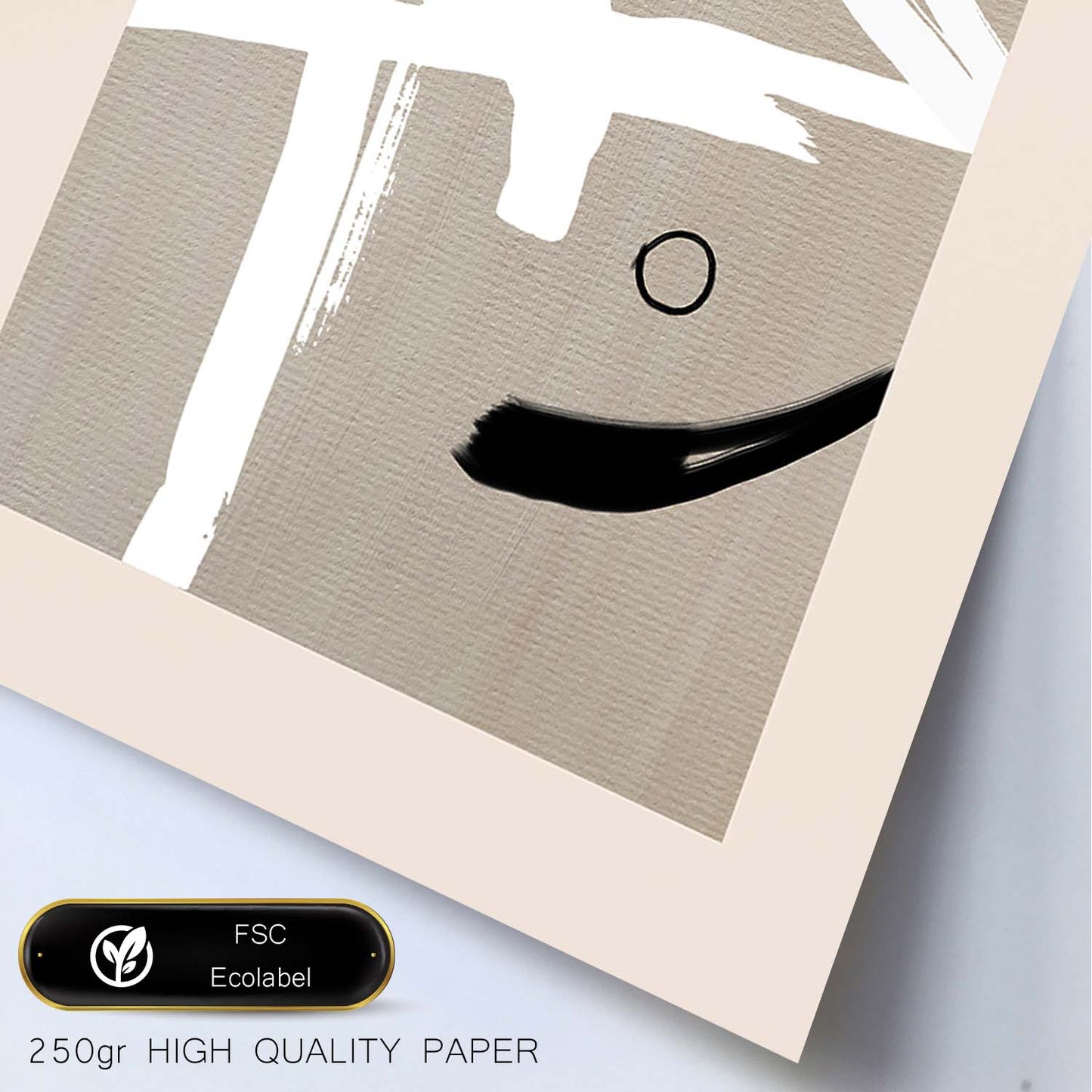 Lamina artistica decorativa con ilustración de Exposición Kline 11 estilo Abstracto-Artwork-Nacnic-Nacnic Estudio SL