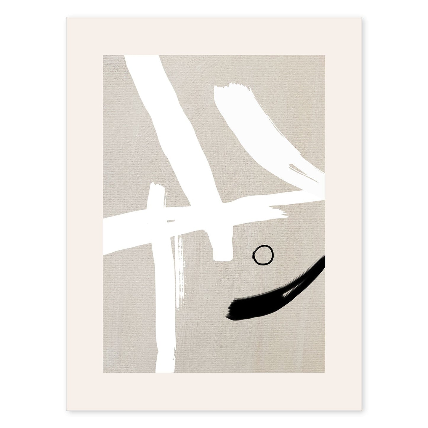 Lamina artistica decorativa con ilustración de Exposición Kline 11 estilo Abstracto-Artwork-Nacnic-A4-Sin marco-Nacnic Estudio SL