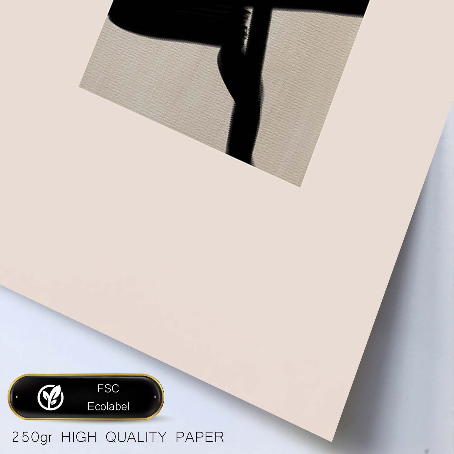 Lamina artistica decorativa con ilustración de Exposición Kline 6 estilo Abstracto-Artwork-Nacnic-Nacnic Estudio SL