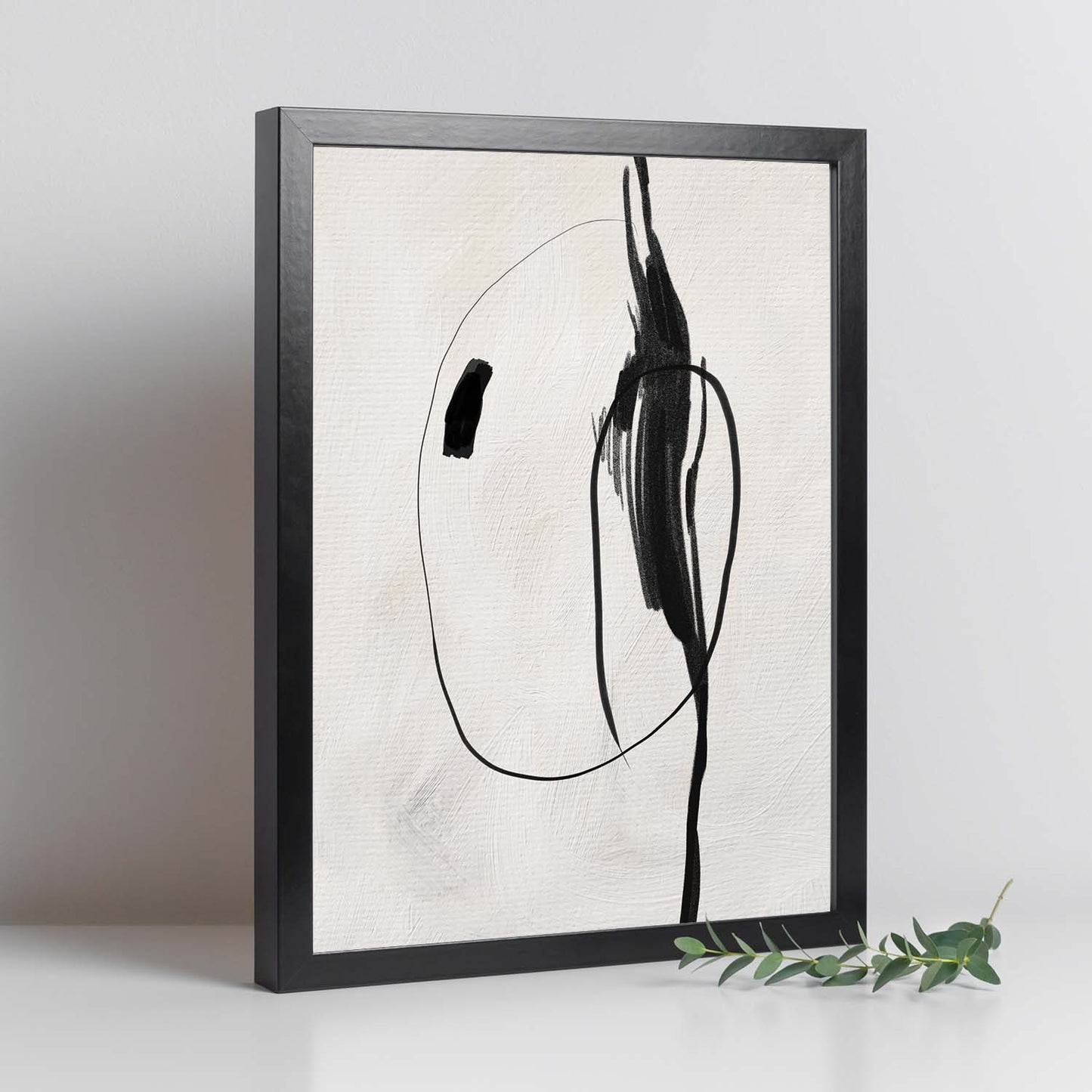 Lamina artistica decorativa con ilustración de Exposición Kline 9 estilo Abstracto-Artwork-Nacnic-Nacnic Estudio SL