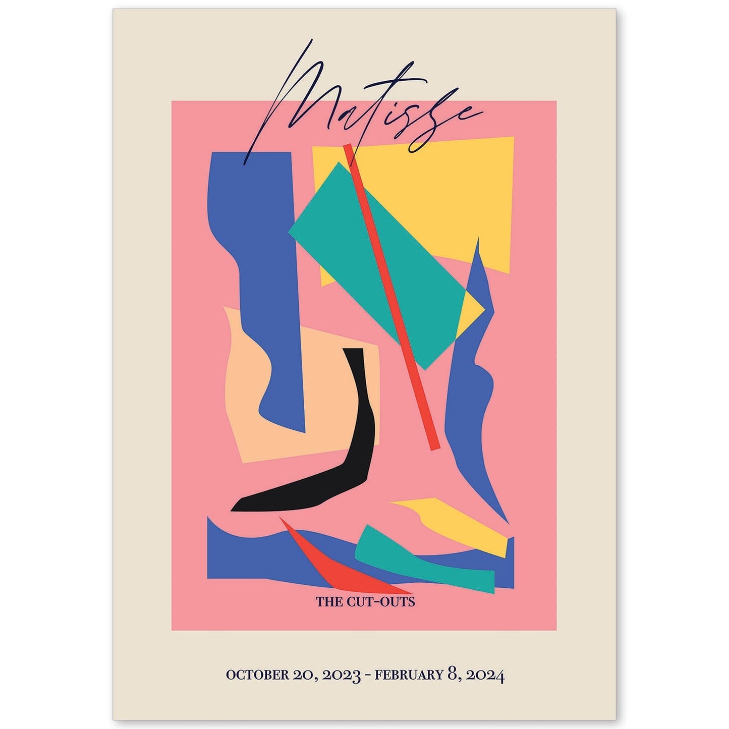 Lamina artistica decorativa con ilustración de Exposición Matisse 11 estilo fauvista-Artwork-Nacnic-A4-Sin marco-Nacnic Estudio SL