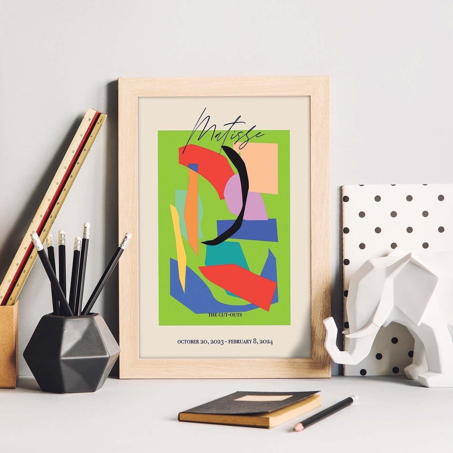 Lamina artistica decorativa con ilustración de Exposición Matisse 12 estilo fauvista-Artwork-Nacnic-Nacnic Estudio SL