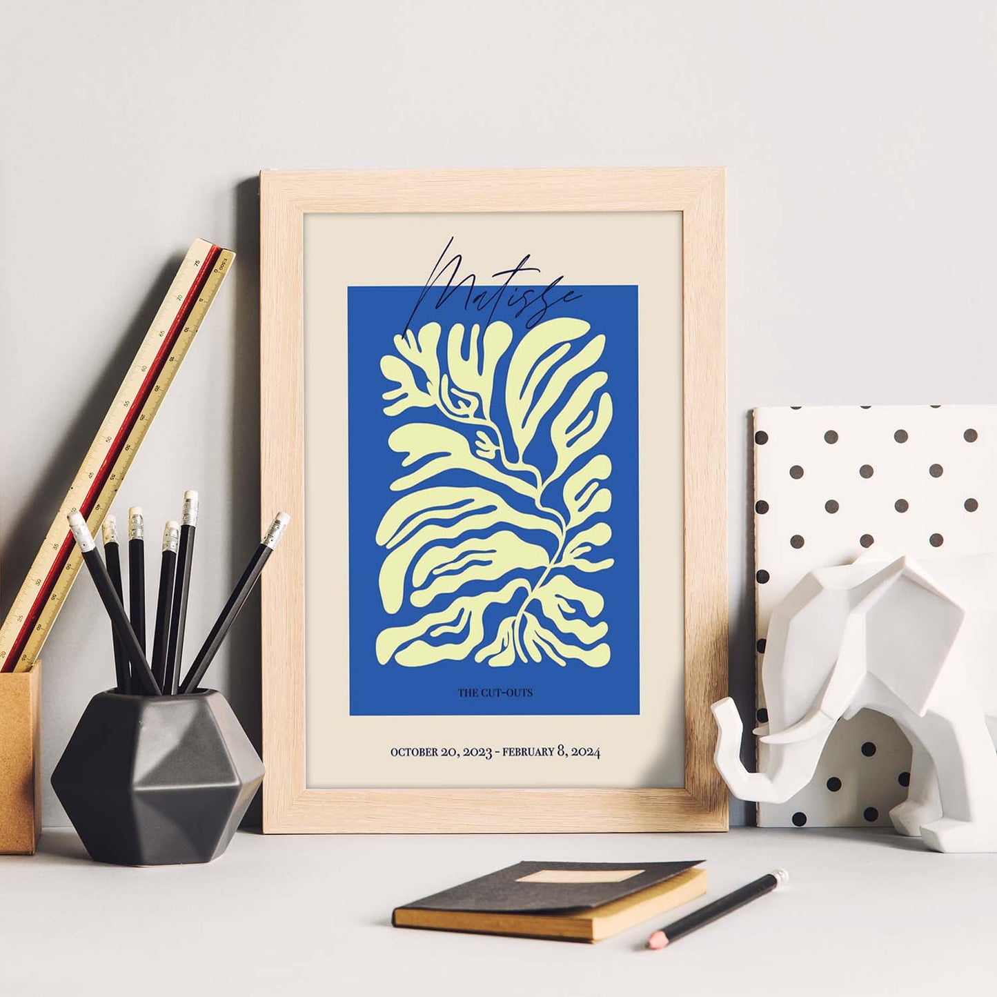 Lamina artistica decorativa con ilustración de Exposición Matisse 3 estilo fauvista-Artwork-Nacnic-Nacnic Estudio SL