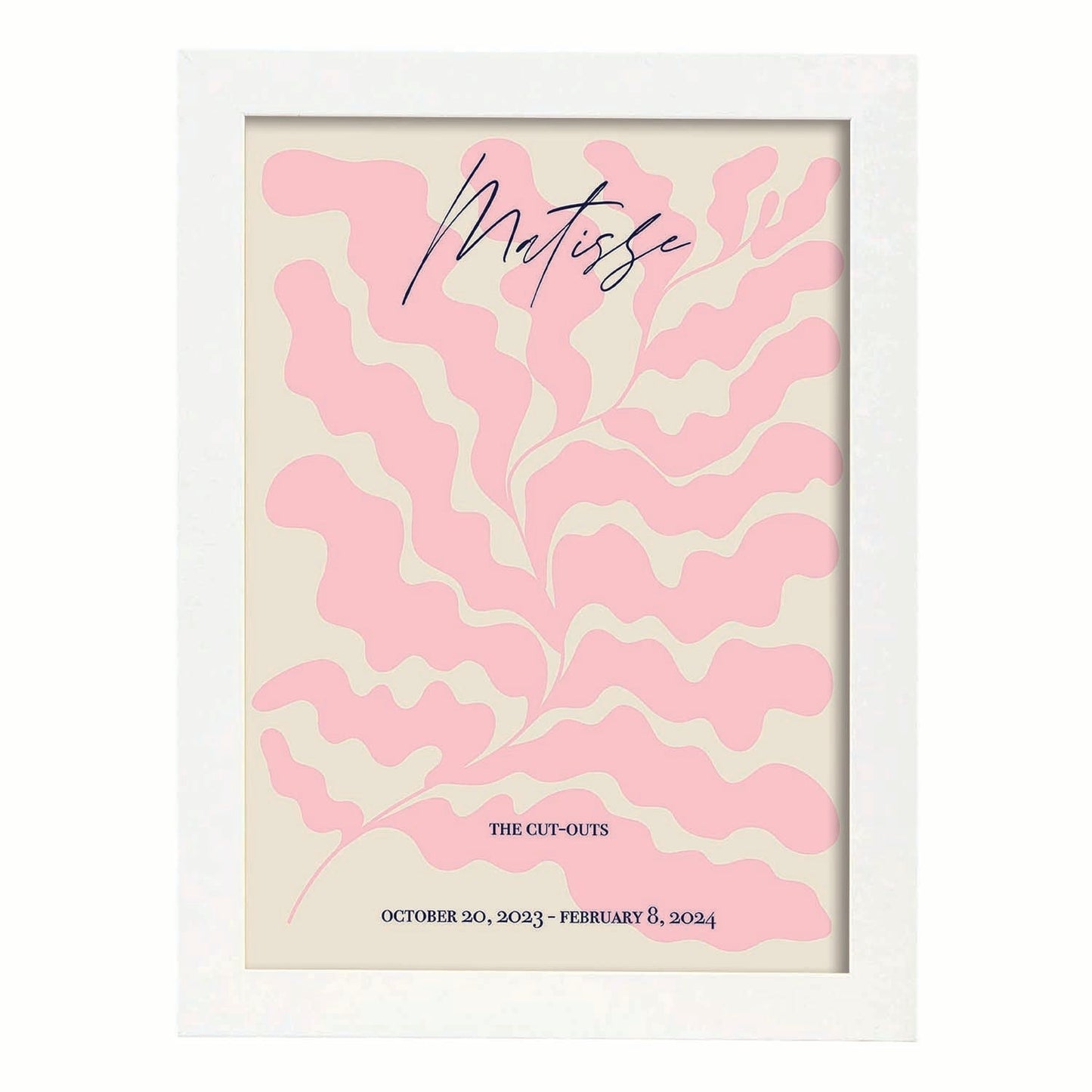 Lamina artistica decorativa con ilustración de Exposición Matisse 5 estilo fauvista-Artwork-Nacnic-A3-Marco Blanco-Nacnic Estudio SL