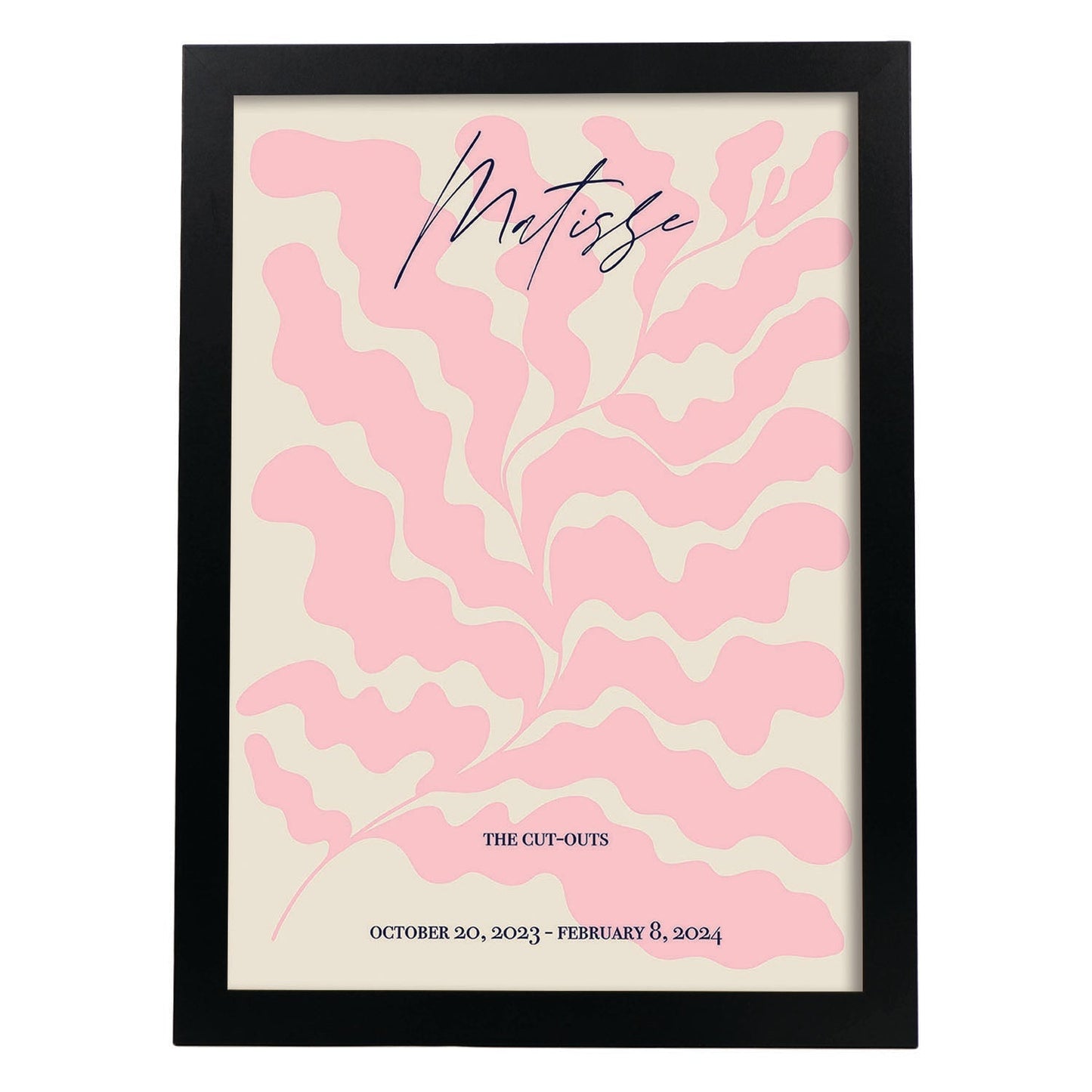 Lamina artistica decorativa con ilustración de Exposición Matisse 5 estilo fauvista-Artwork-Nacnic-A3-Marco Negro-Nacnic Estudio SL