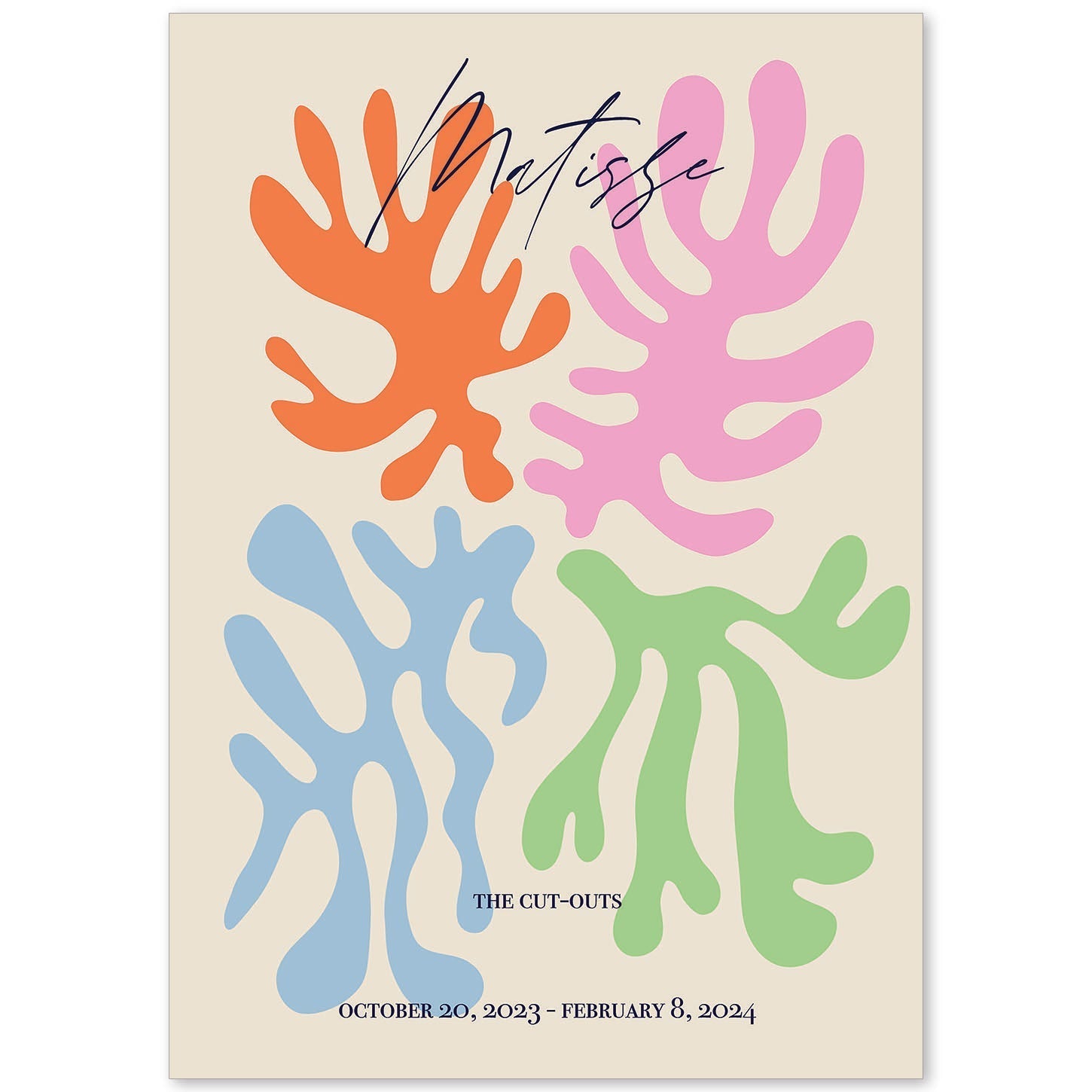 Lamina artistica decorativa con ilustración de Exposición Matisse 7 estilo fauvista-Artwork-Nacnic-A4-Sin marco-Nacnic Estudio SL