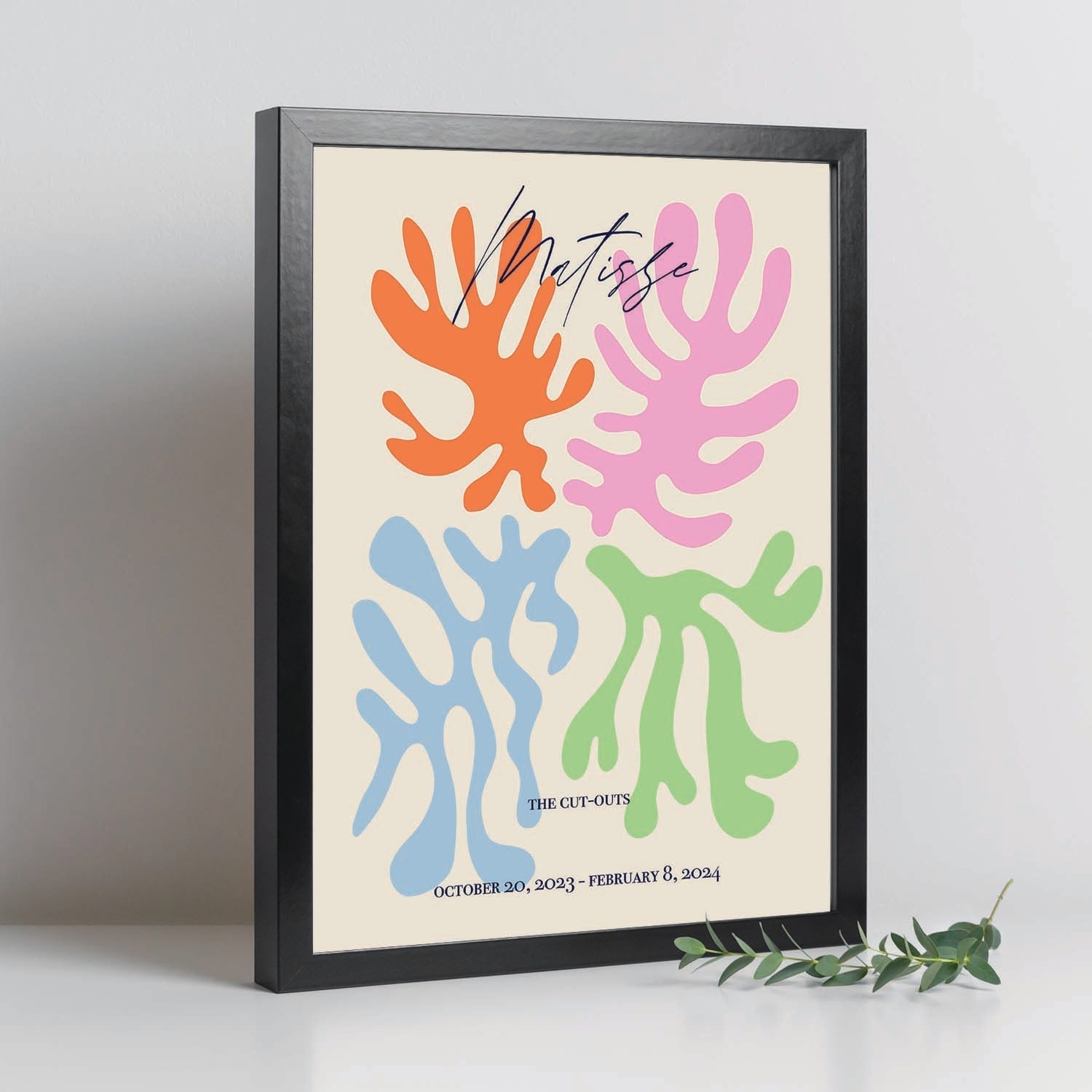 Lamina artistica decorativa con ilustración de Exposición Matisse 7 estilo fauvista-Artwork-Nacnic-Nacnic Estudio SL