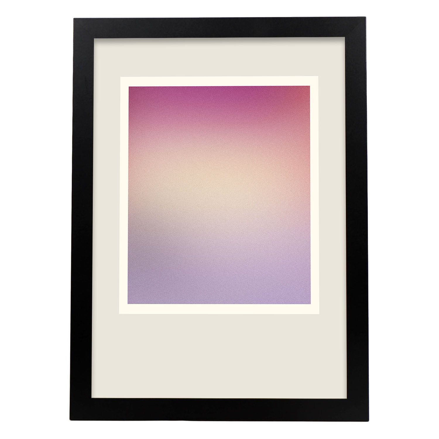 Lamina artistica decorativa con ilustración de Exposición Rothko 2 estilo expresionismo abstracto-Artwork-Nacnic-A3-Marco Negro-Nacnic Estudio SL