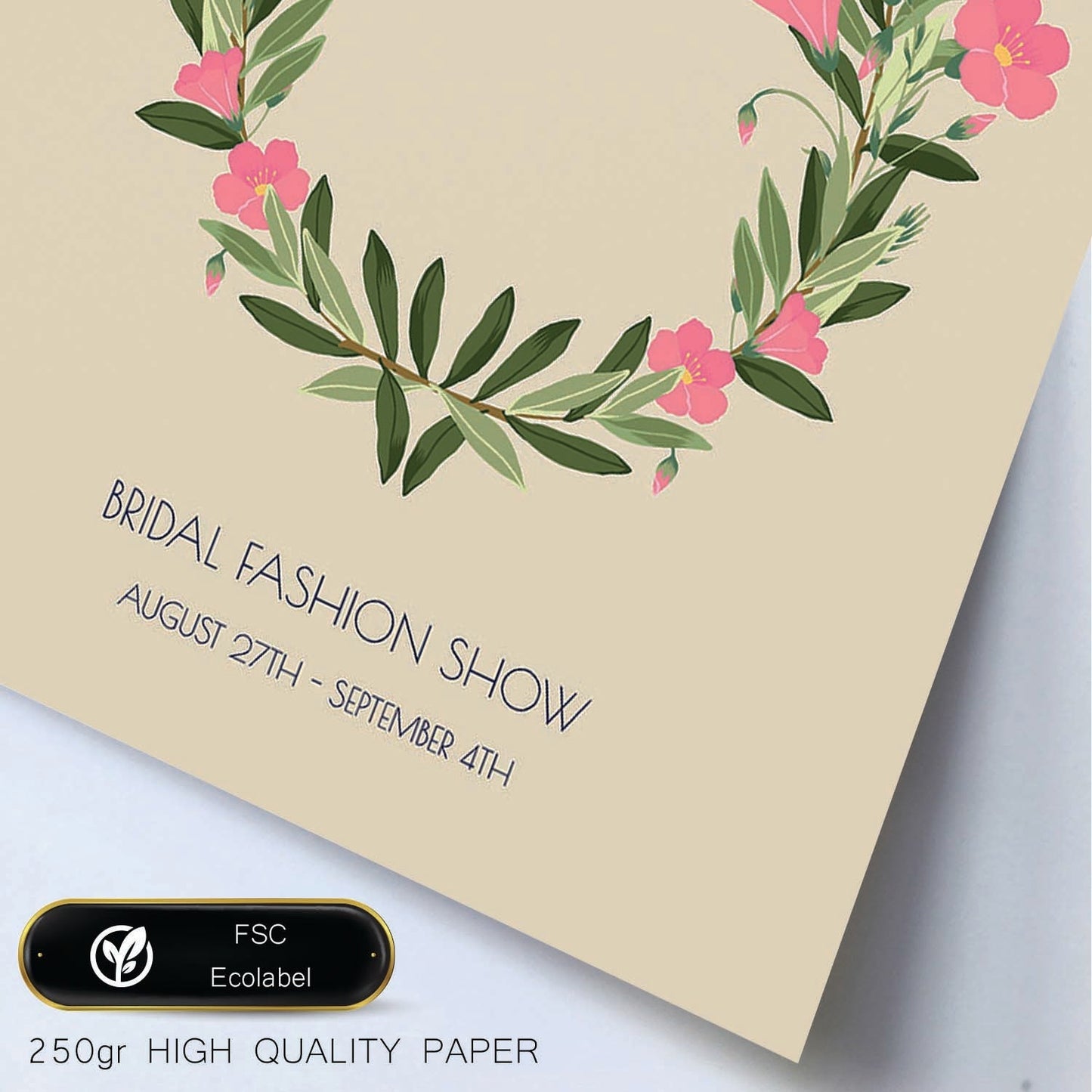 Lamina artistica decorativa con ilustración de Flores de boda 09-Artwork-Nacnic-Nacnic Estudio SL