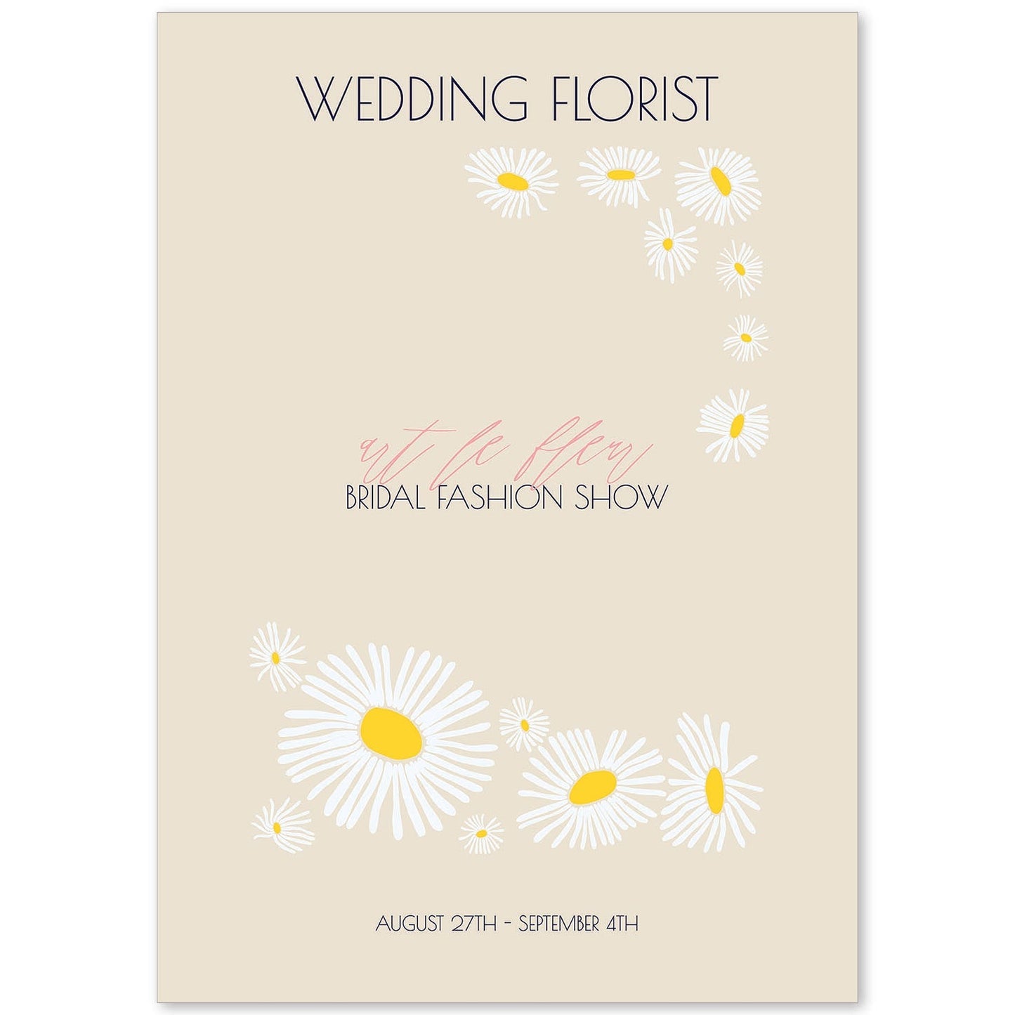 Lamina artistica decorativa con ilustración de Flores de boda 10-Artwork-Nacnic-A4-Sin marco-Nacnic Estudio SL