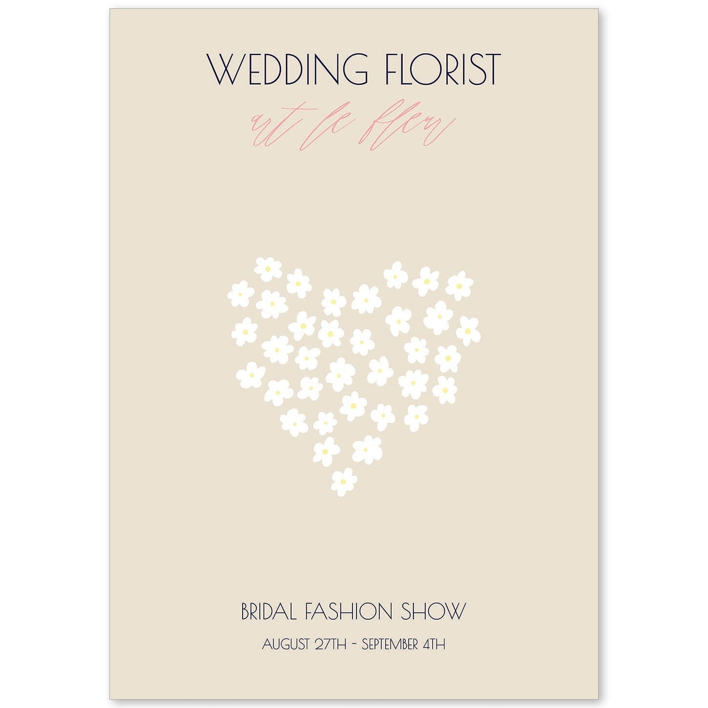Lamina artistica decorativa con ilustración de Flores de boda 11-Artwork-Nacnic-A4-Sin marco-Nacnic Estudio SL