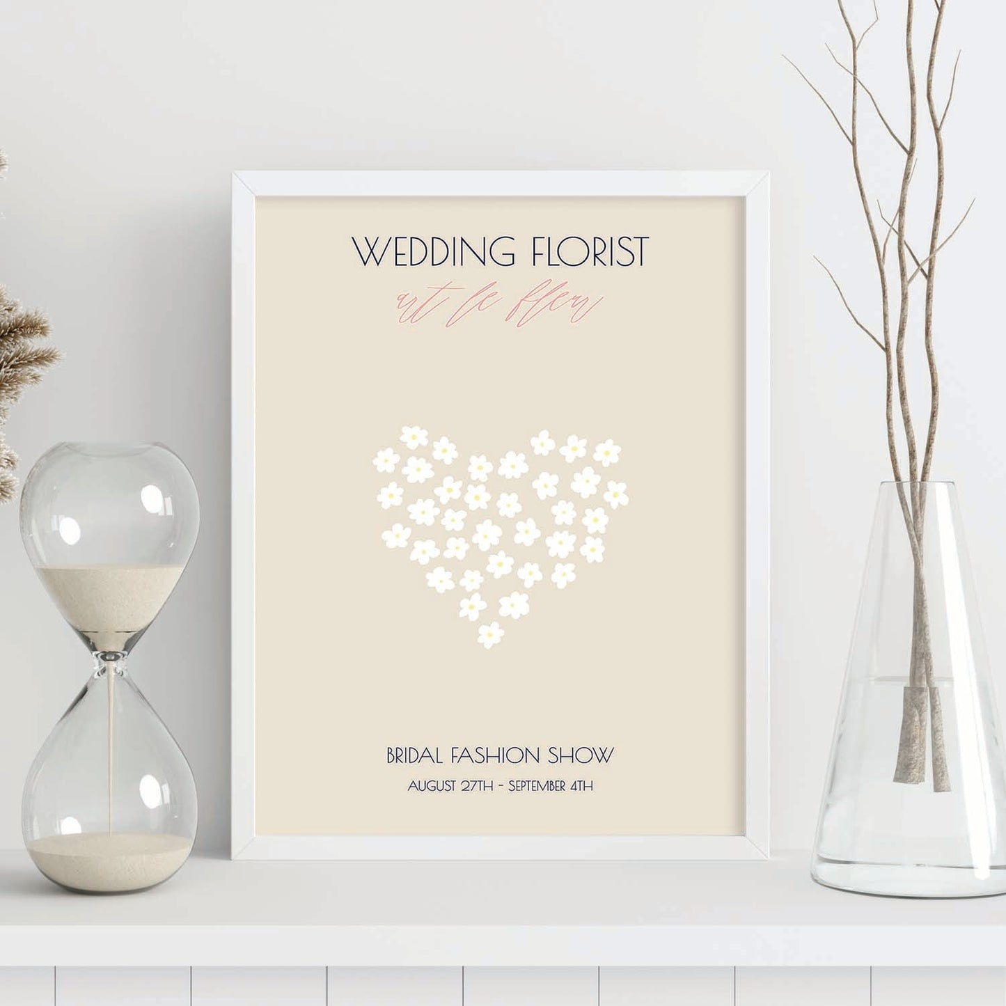 Lamina artistica decorativa con ilustración de Flores de boda 11-Artwork-Nacnic-Nacnic Estudio SL