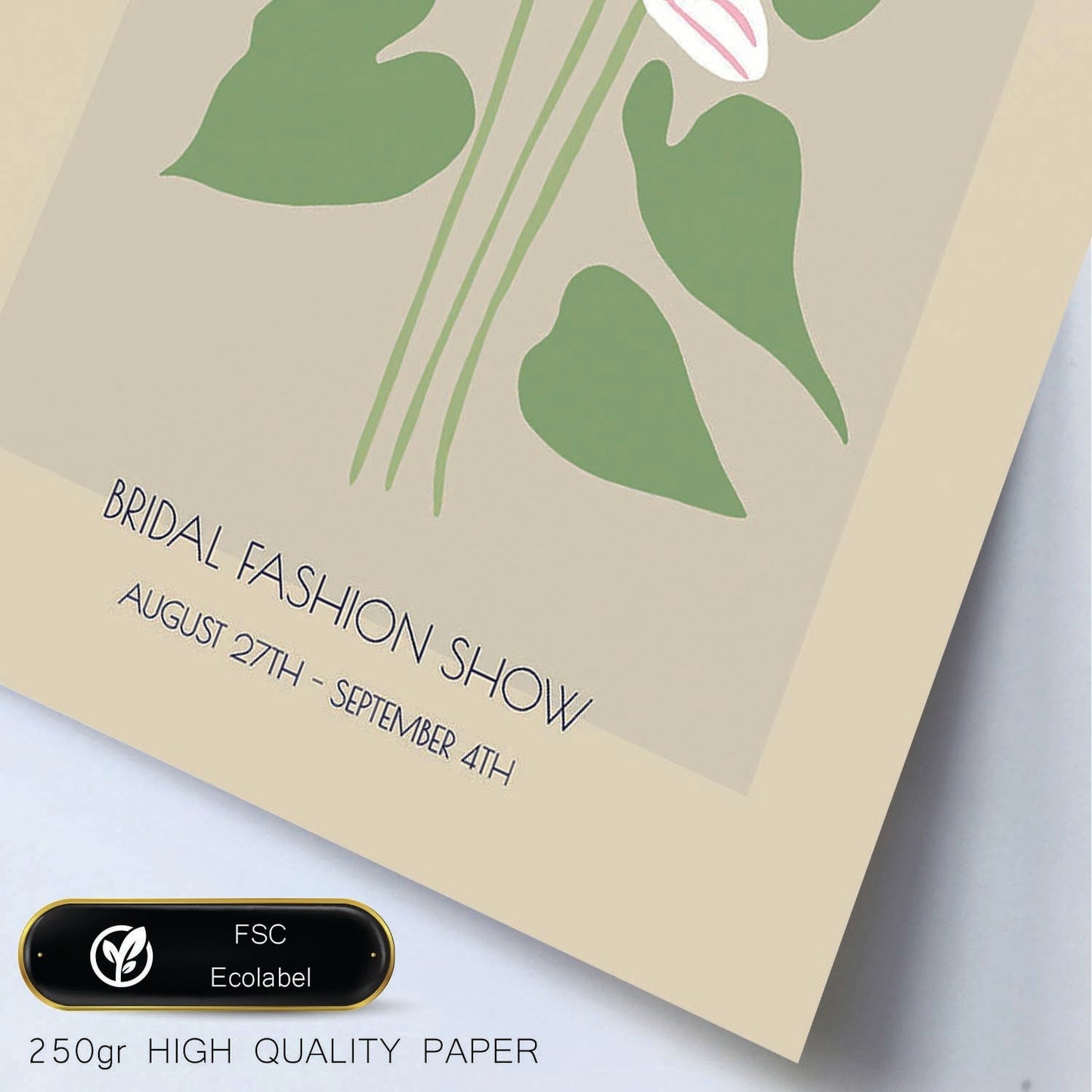 Lamina artistica decorativa con ilustración de Flores de boda 14-Artwork-Nacnic-Nacnic Estudio SL