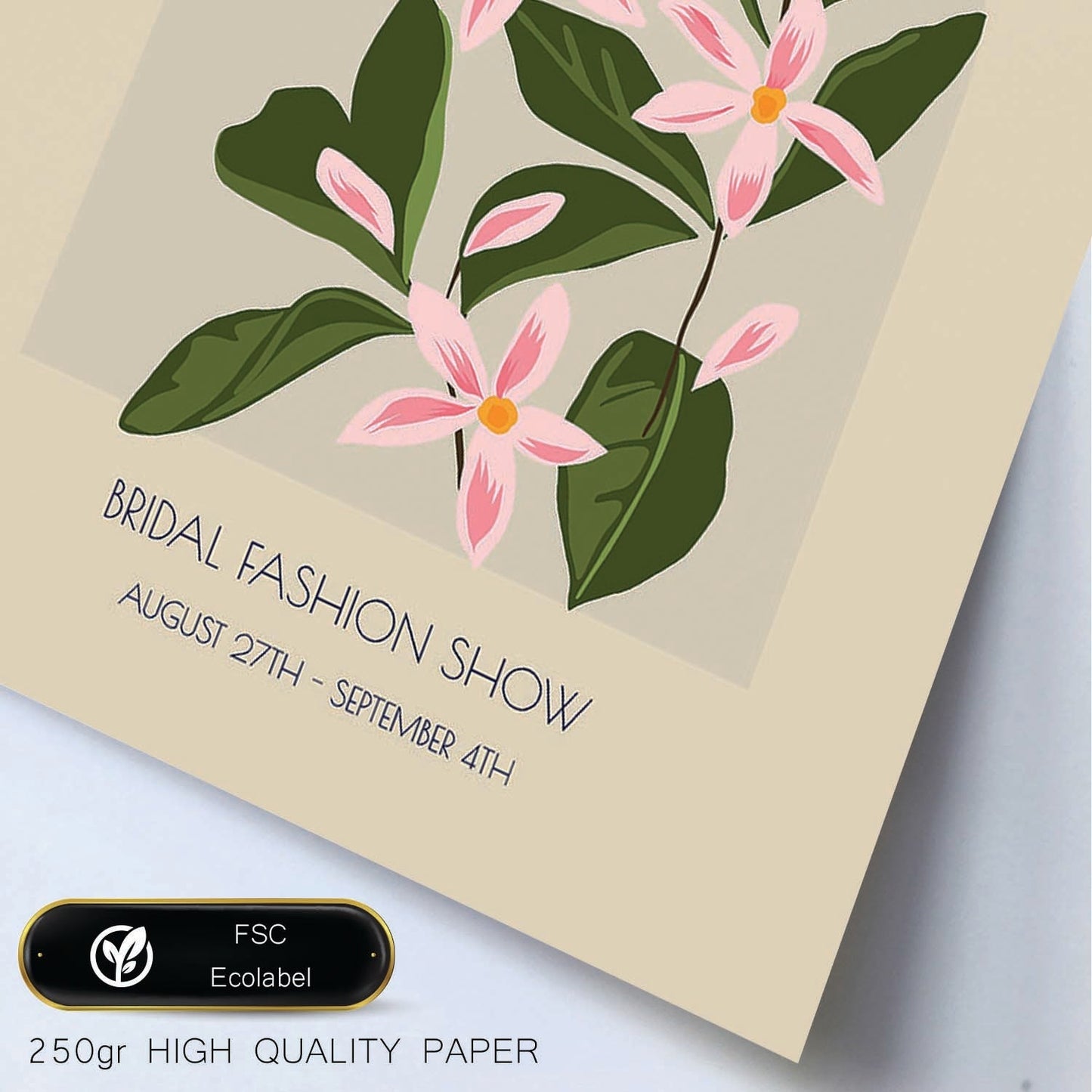 Lamina artistica decorativa con ilustración de Flores de boda 16-Artwork-Nacnic-Nacnic Estudio SL