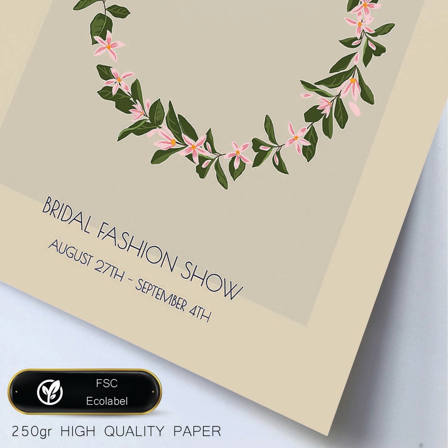 Lamina artistica decorativa con ilustración de Flores de boda 17-Artwork-Nacnic-Nacnic Estudio SL