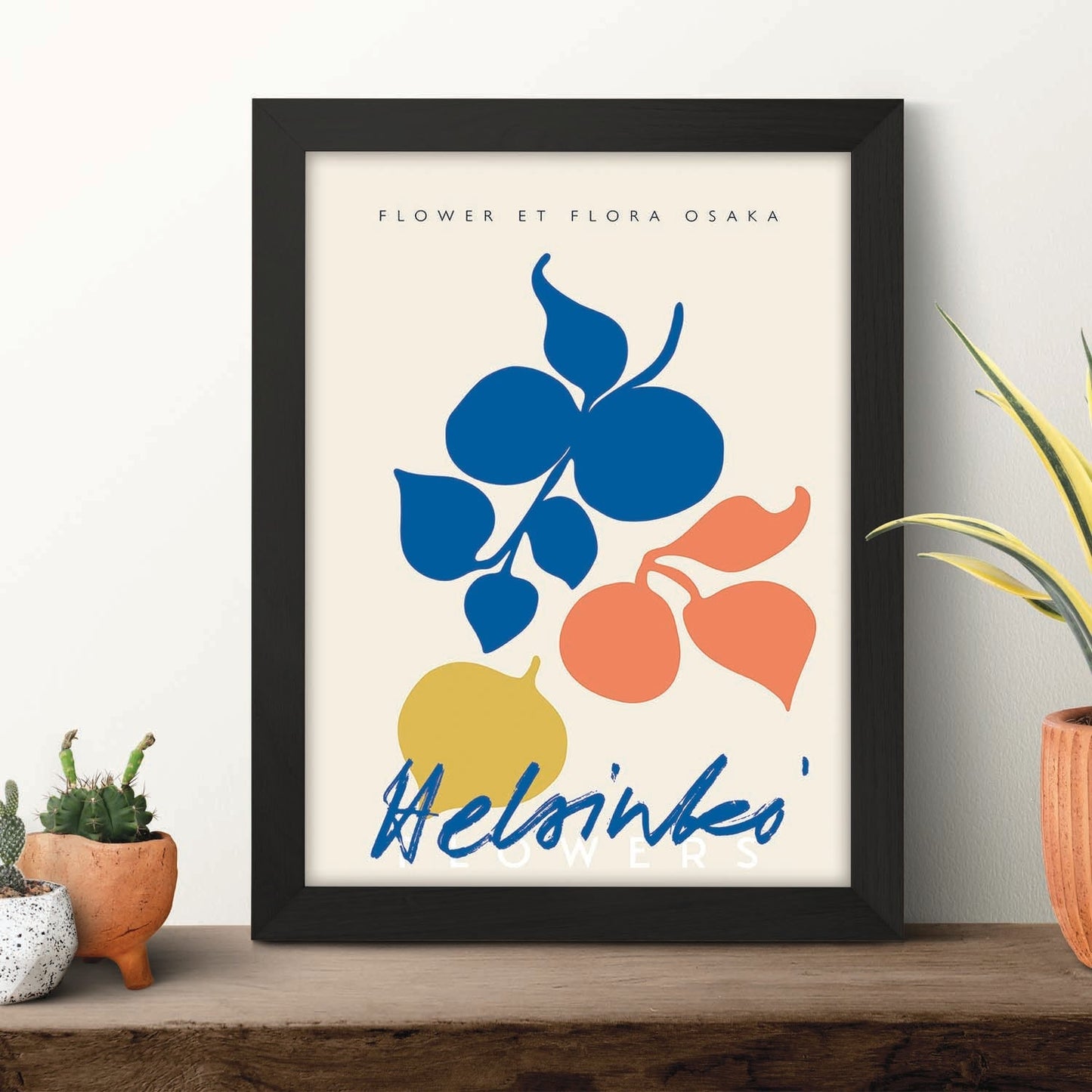 Lamina artistica decorativa con ilustración de Flores de Helsinkei-Artwork-Nacnic-Nacnic Estudio SL