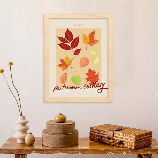 Lamina artistica decorativa con ilustración de Galería de otoño Oslo-Artwork-Nacnic-Nacnic Estudio SL