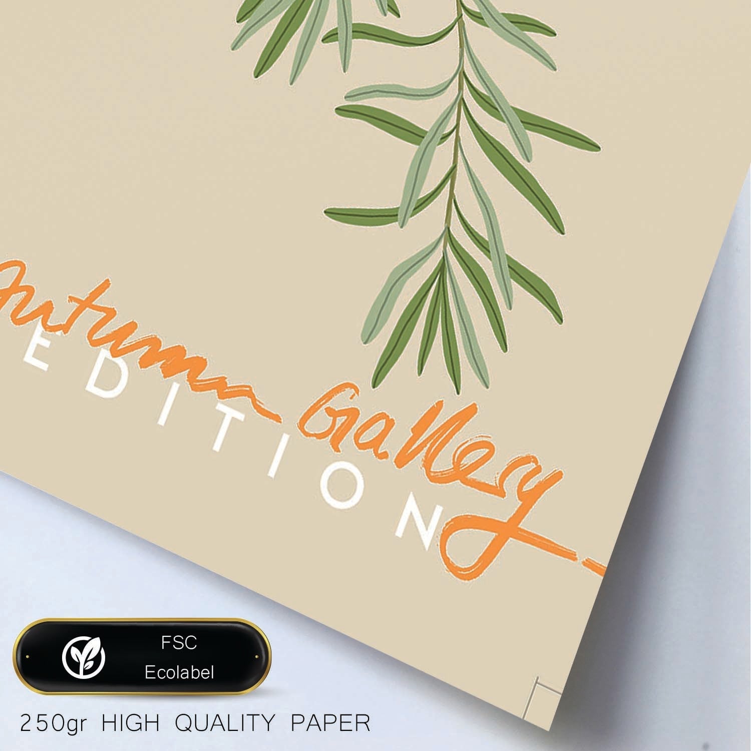 Lamina artistica decorativa con ilustración de Galería de otoño paris-Artwork-Nacnic-Nacnic Estudio SL