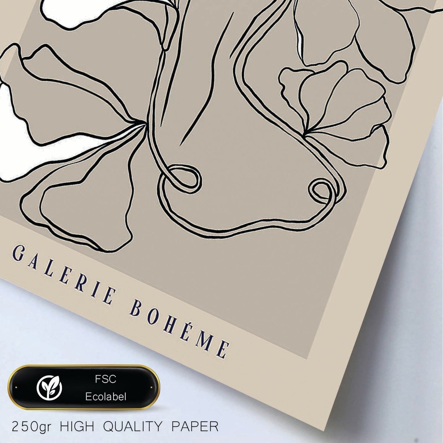 Lamina artistica decorativa con ilustración de Galerie Boheme Cintura-Artwork-Nacnic-Nacnic Estudio SL